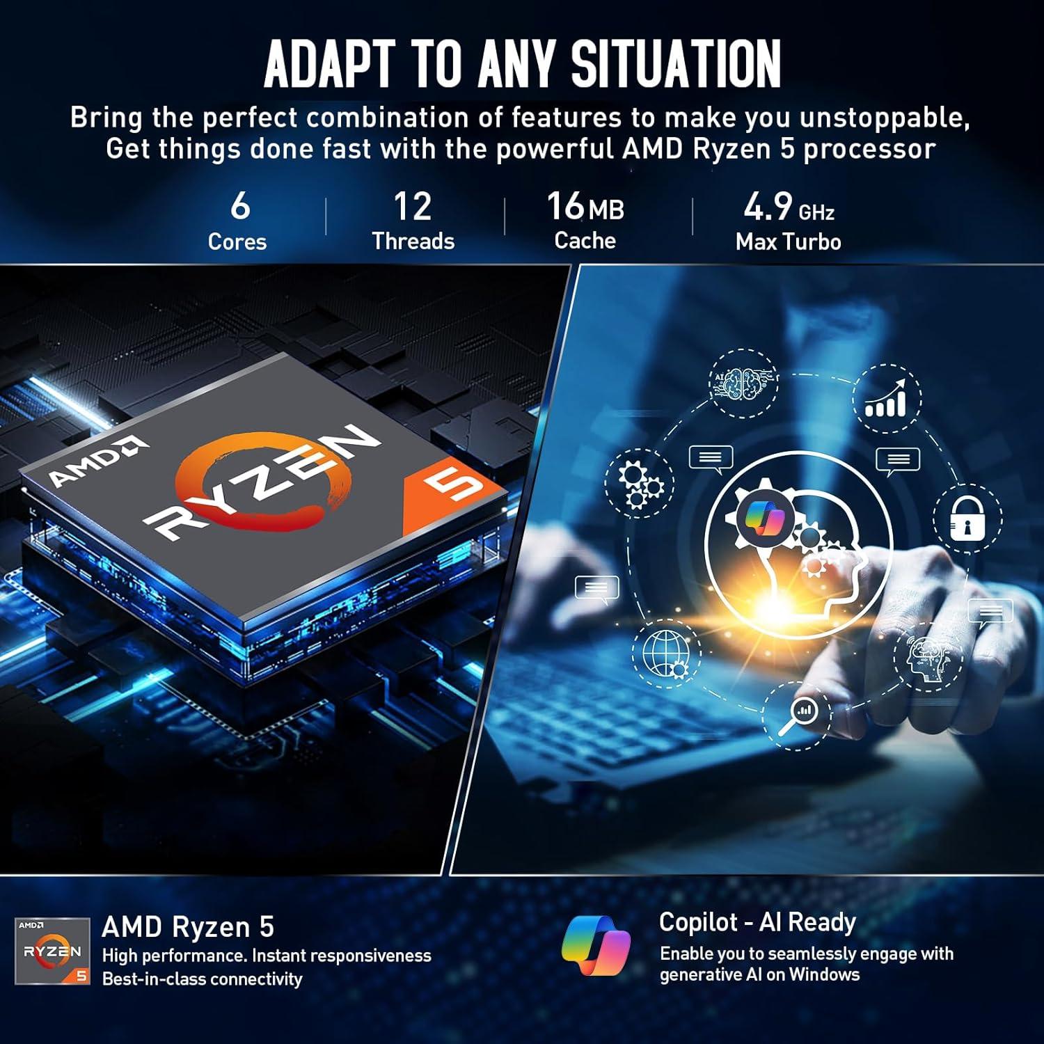 Laptop Dell Inspiron 14 2 en 1 Táctil FHD+ 32GB RAM 1TB SSD Azul