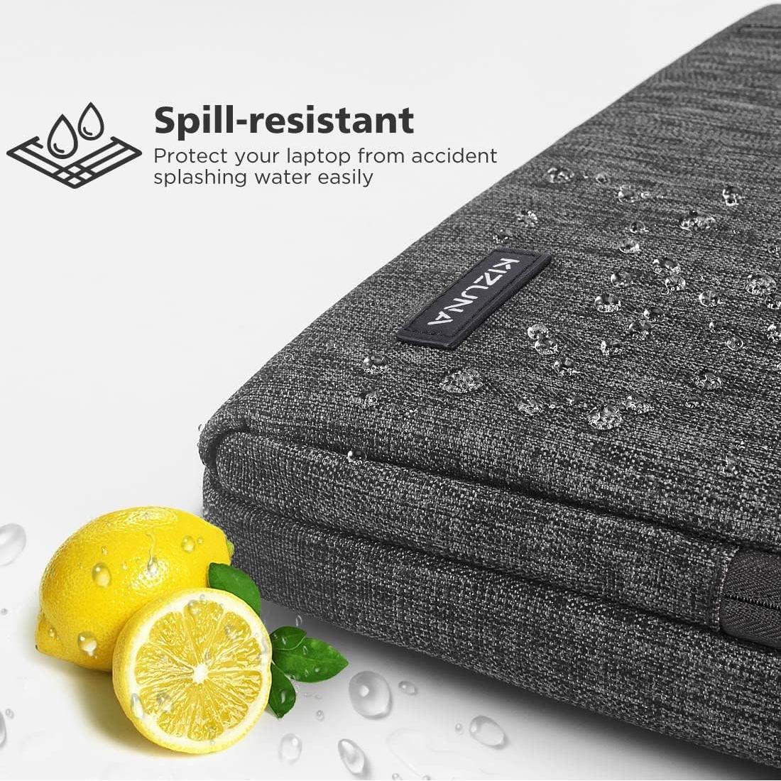 Bolsa para Laptop KIZUNA 12.5" Gris Resistente al Agua