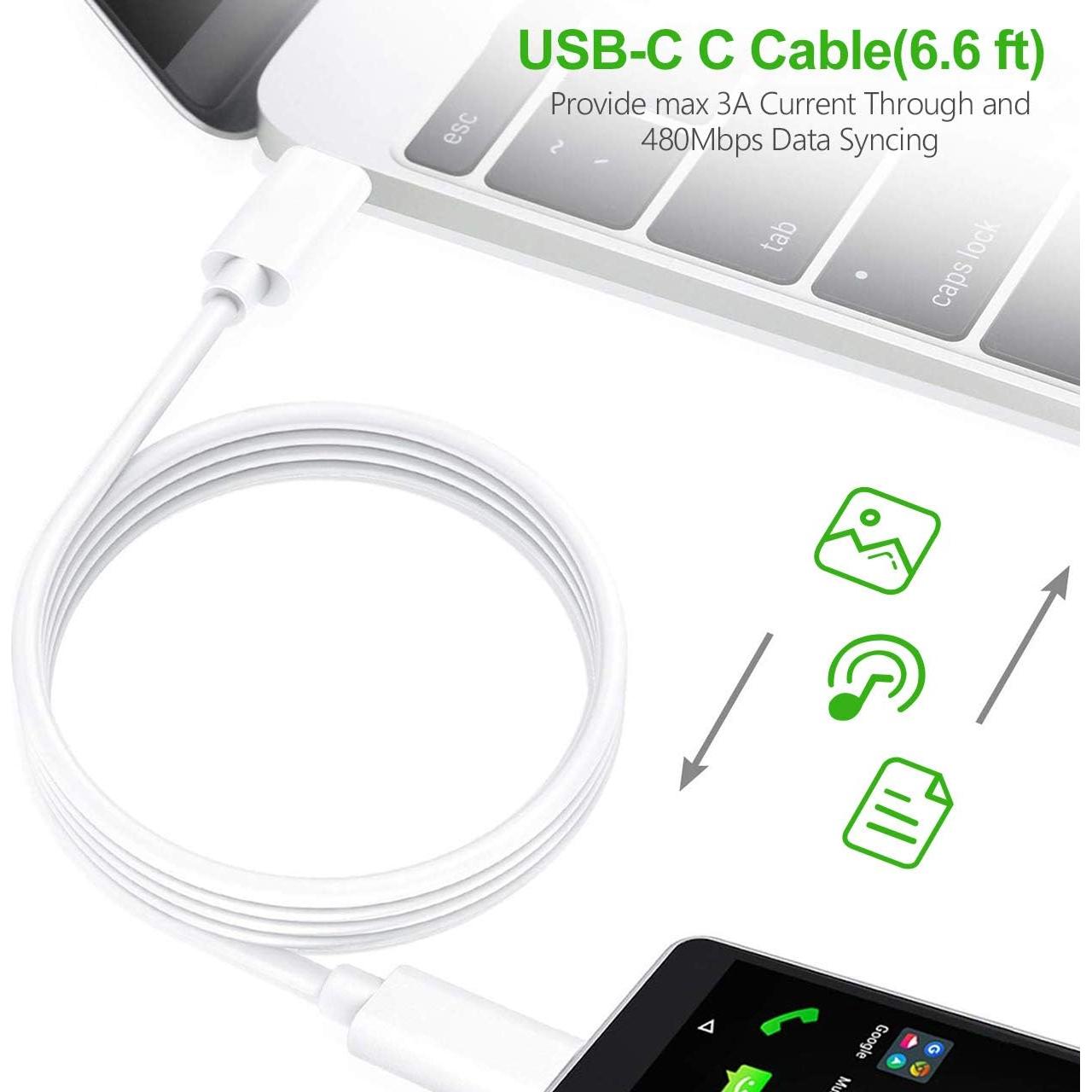 Cargador USB Tipo C 65W Givehooy para Laptops y Smartphones