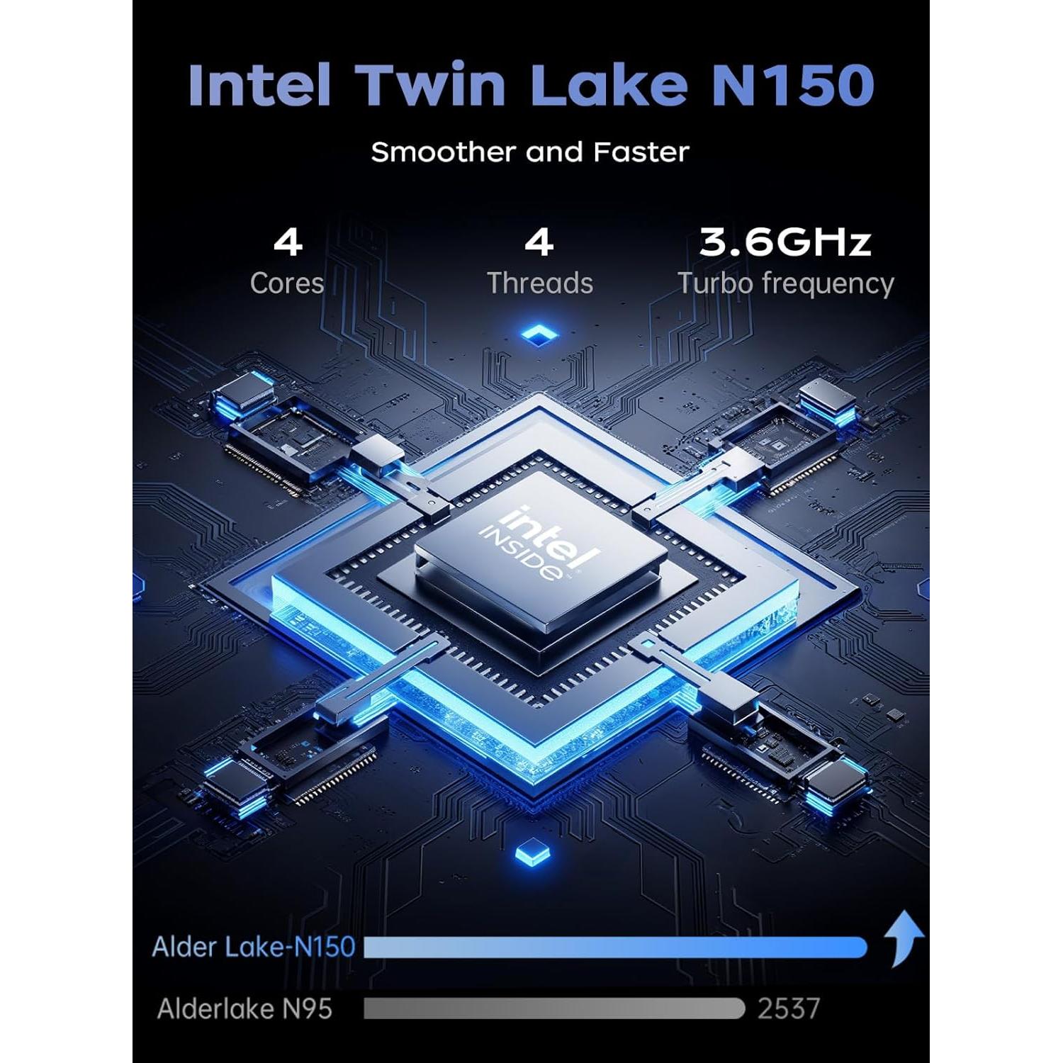 Laptop AOC TX15 15.6" FHD Intel N150 16GB RAM 512GB SSD