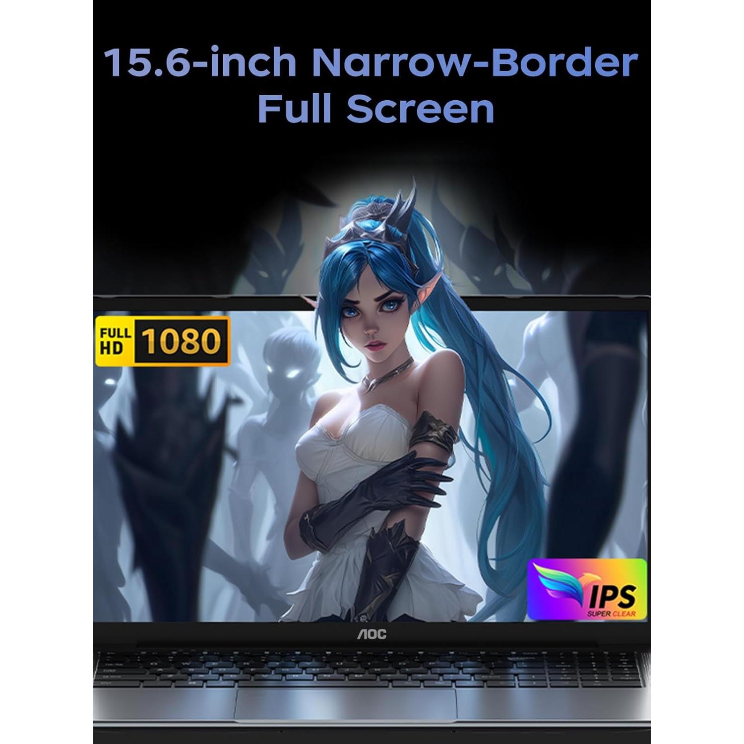 Laptop AOC TX15 15.6" FHD Intel N150 16GB RAM 512GB SSD