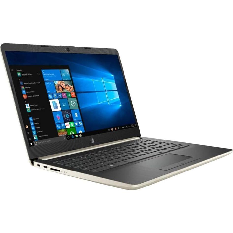 Laptop HP 14" Intel Core i3-7100U 4GB RAM 128GB SSD Plata