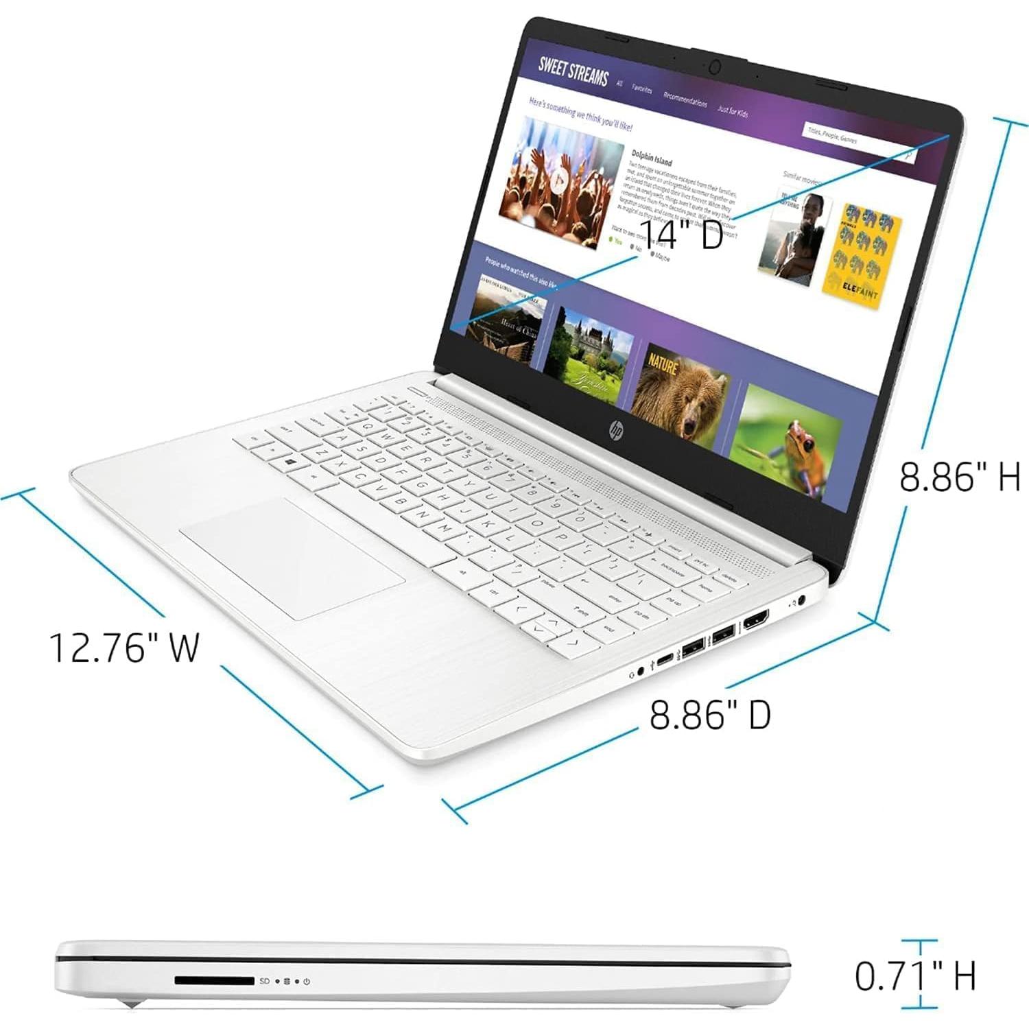 Laptop HP 14 Slim - Edición Limitada Regreso a Clases - 16GB RAM - 1600GB Almacenamiento - Windows 11