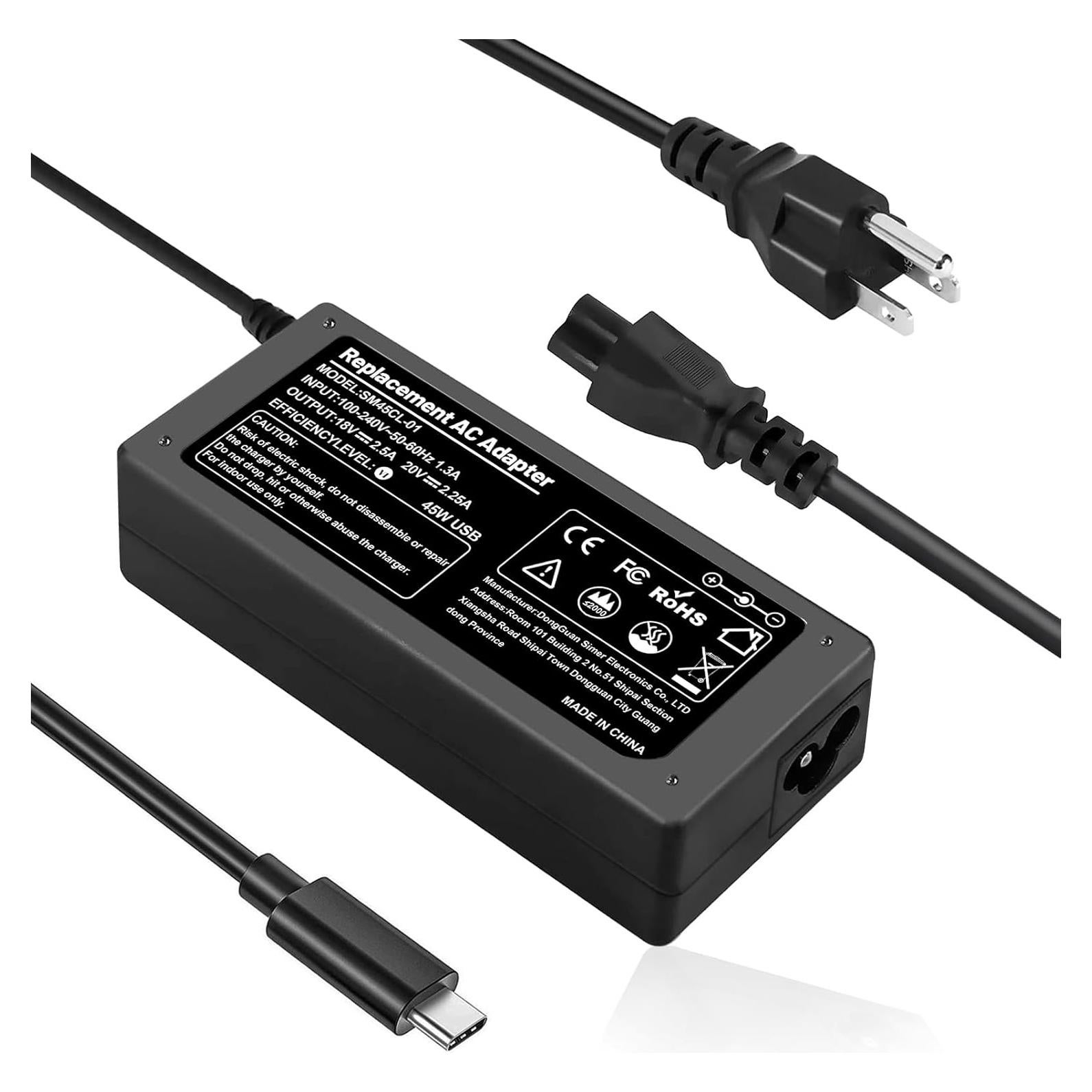 Cargador Rápido USB-C 45W Easy Style para Chromebook