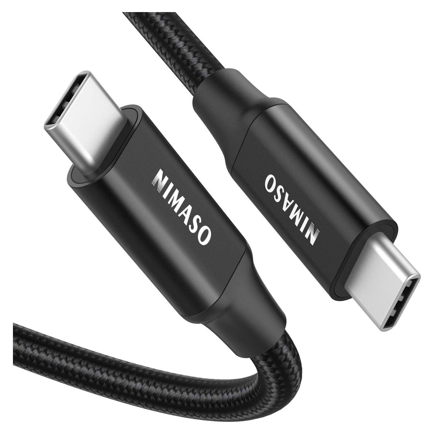 Cable USB C 3.1 NIMASO 3m 10Gbps 4K Carga Rápida 100W