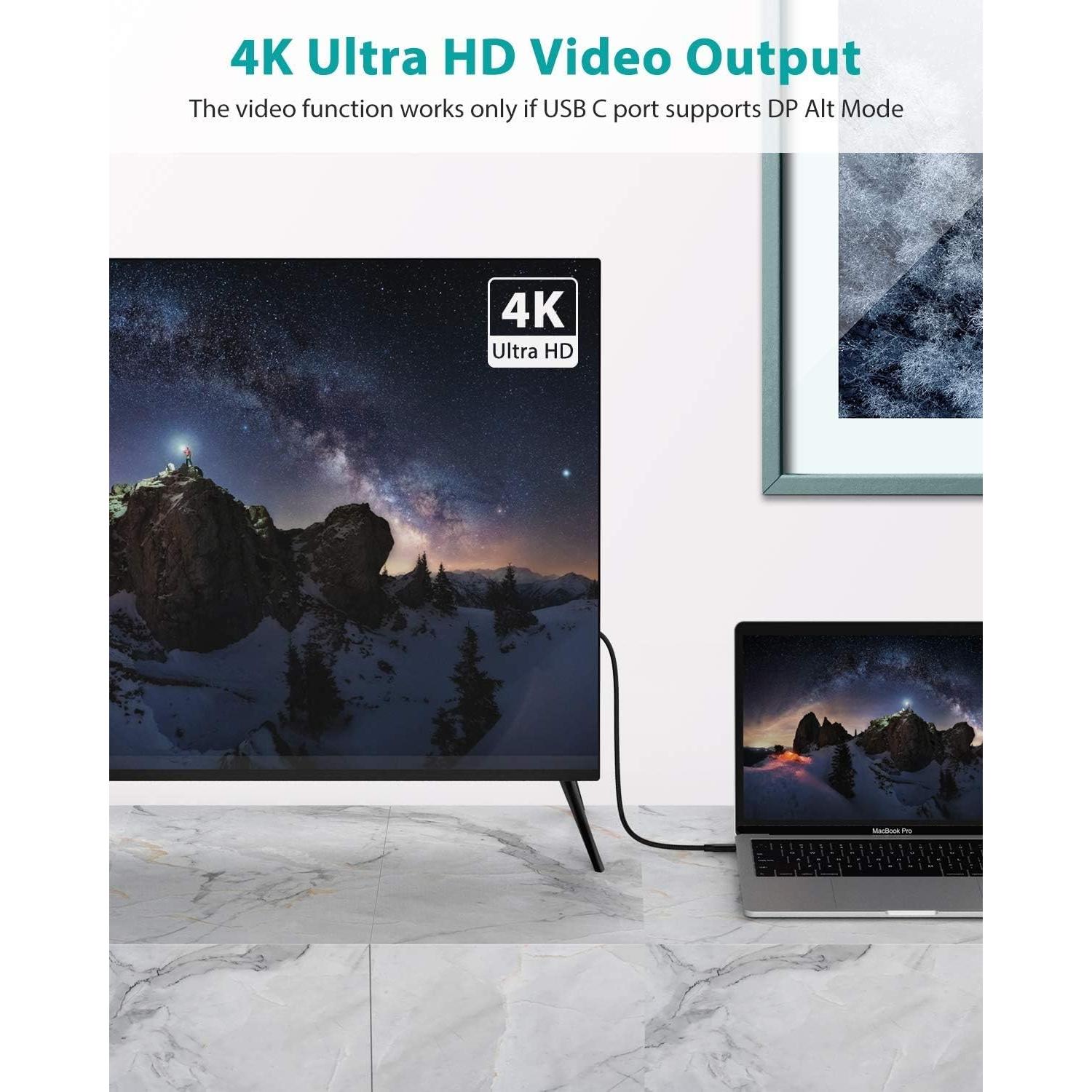 Cable USB C 3.1 NIMASO 3m 10Gbps 4K Carga Rápida 100W