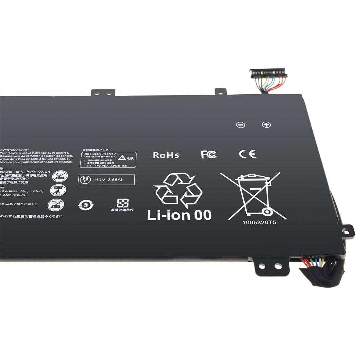 Batería Tanch HB4593J6ECW 11.4V 3660mAh para Huawei MateBook