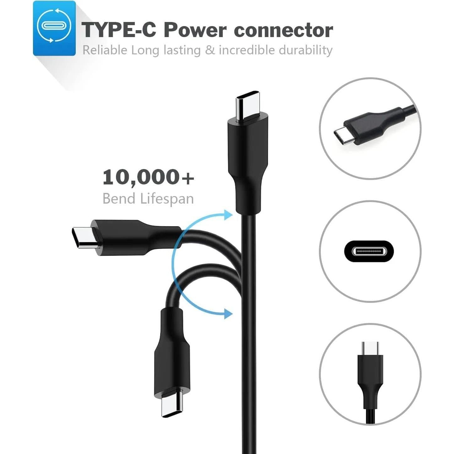 Cargador USB C 90W VUOHOEG para Lenovo ThinkPad y MacBook