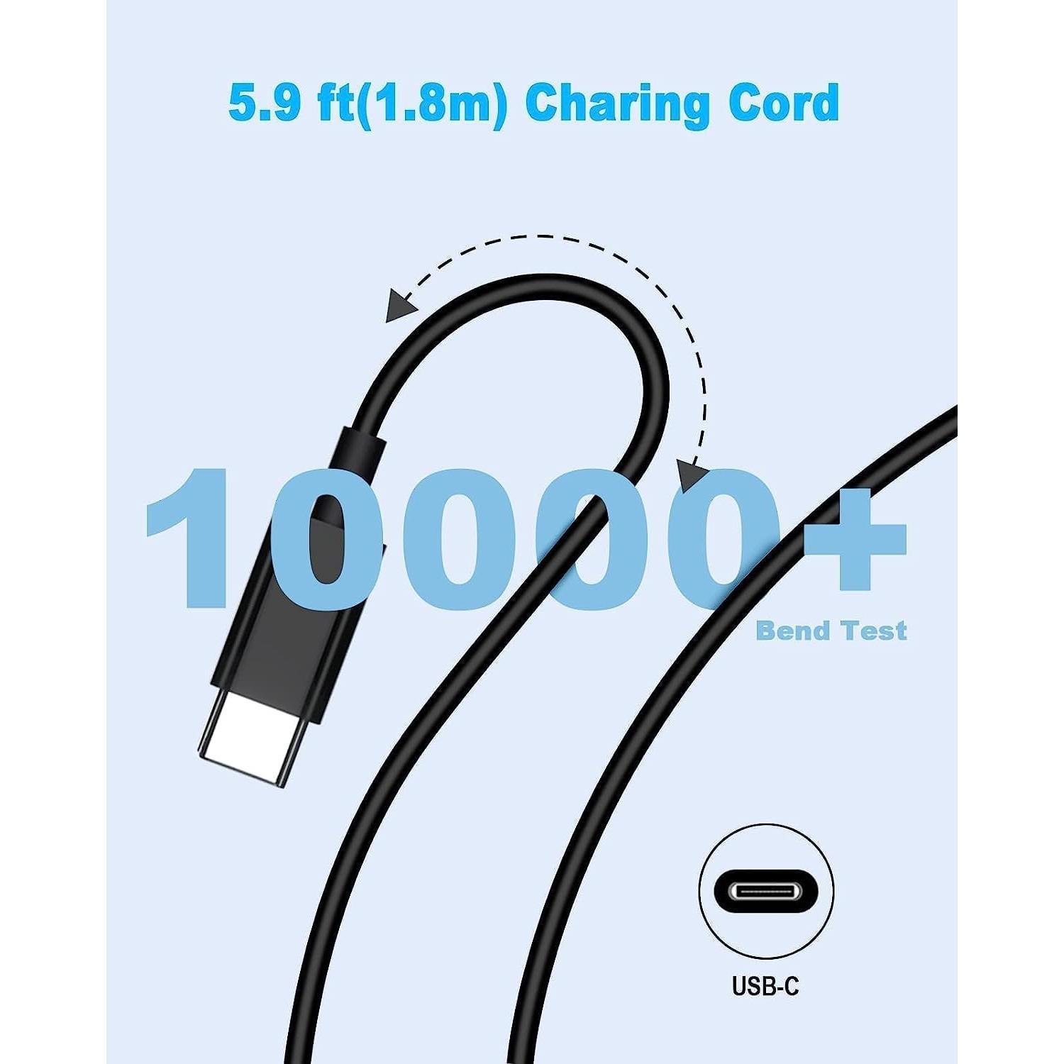 Cargador Rápido USB C 109W PDUSBSZ para Laptop y Smartphone