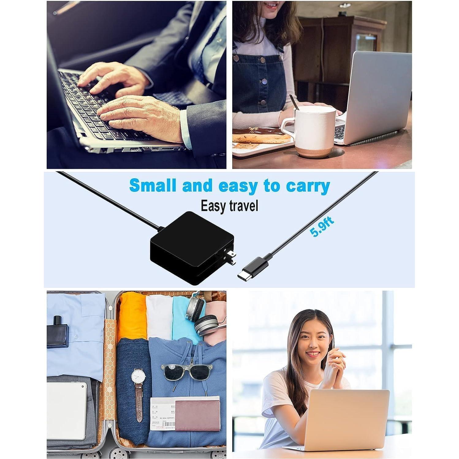 Cargador Rápido USB C 109W PDUSBSZ para Laptop y Smartphone