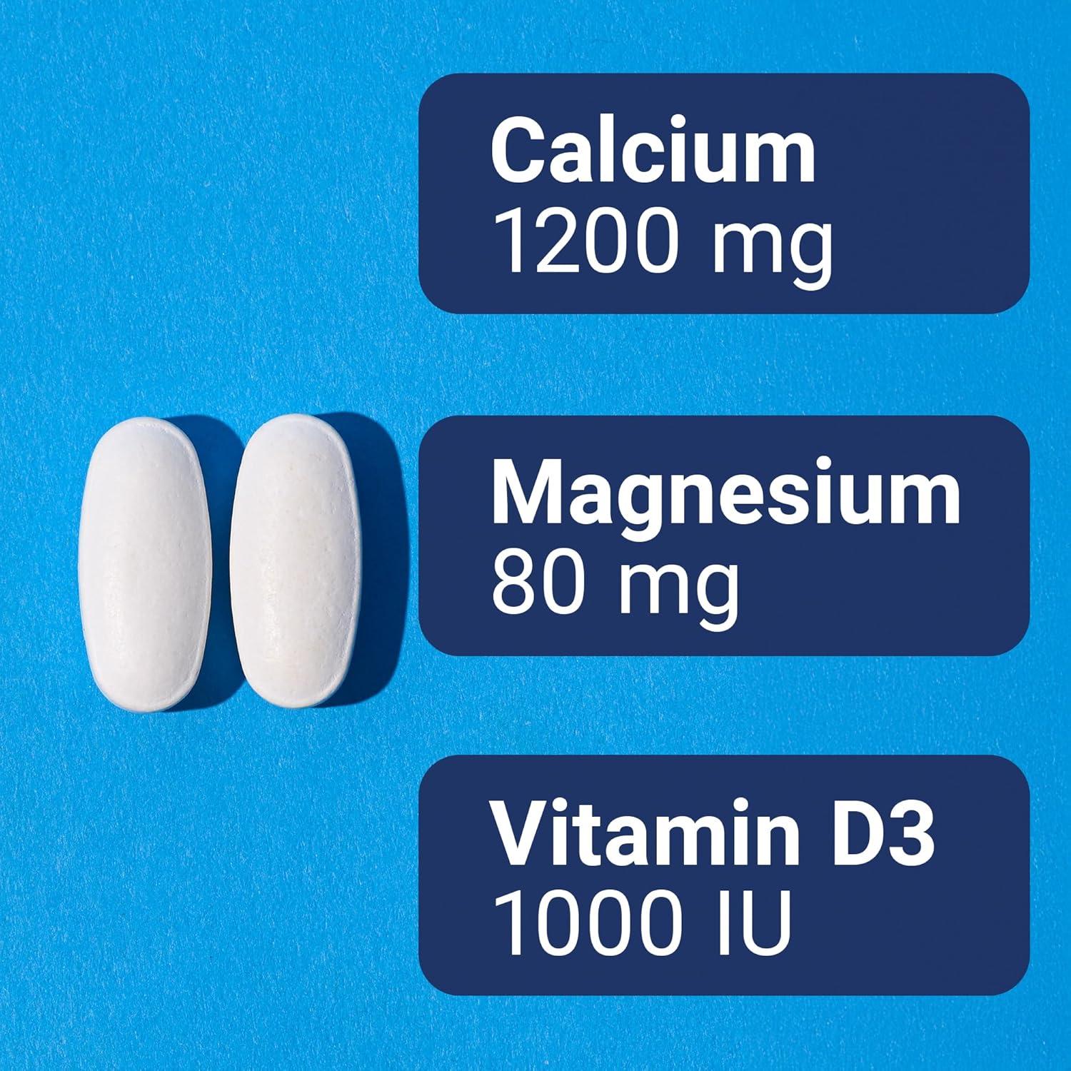 Suplemento de Calcio 1200mg + Magnesio y Vitamina D3 U.S. Doctors
