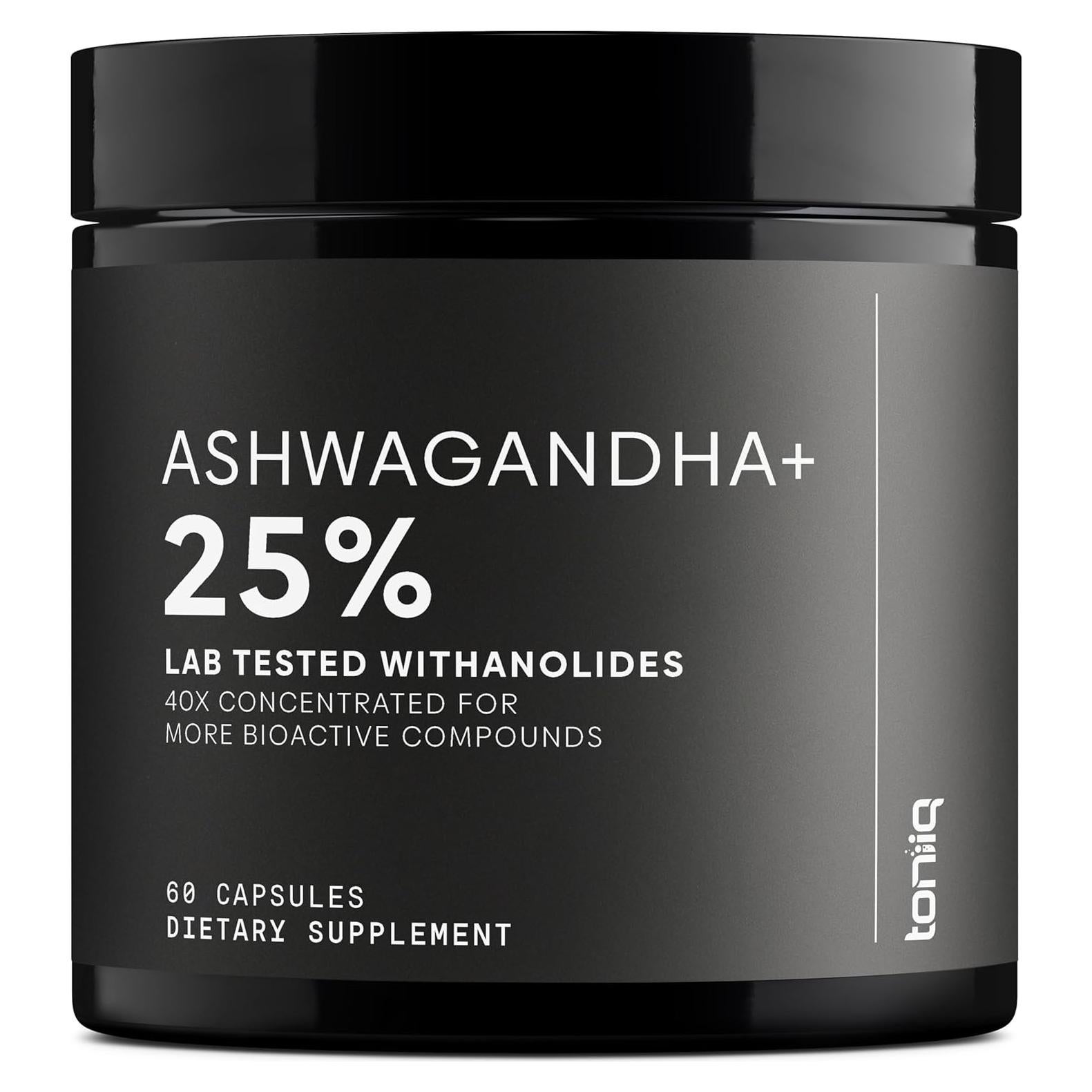 Ashwagandha Toniiq 60 Cápsulas 40:1 25% Withanolides