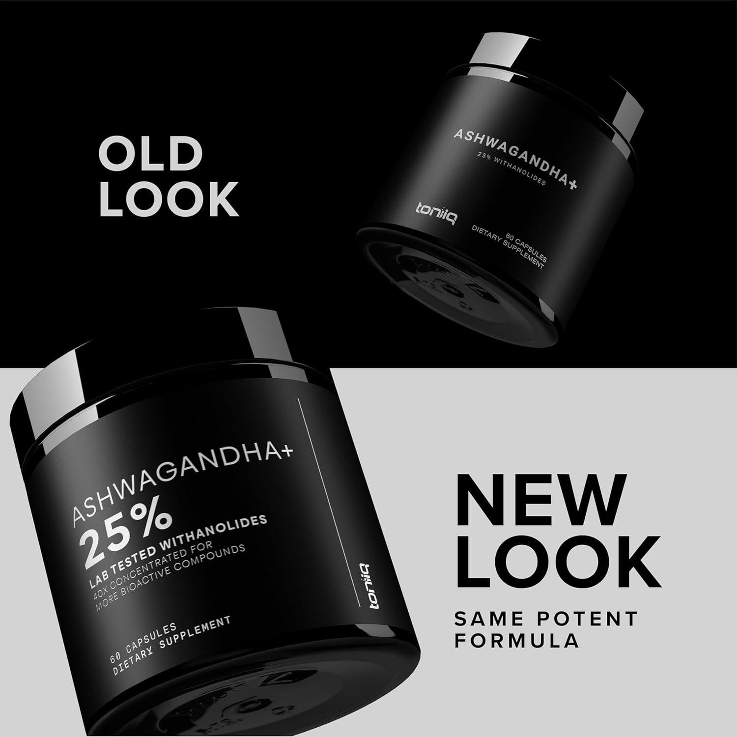 Ashwagandha Toniiq 60 Cápsulas 40:1 25% Withanolides