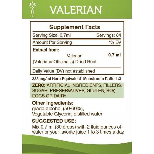 Tintura de Alcohol de Valeriana 675 mg Secretos de la Tribu 59.15 ml