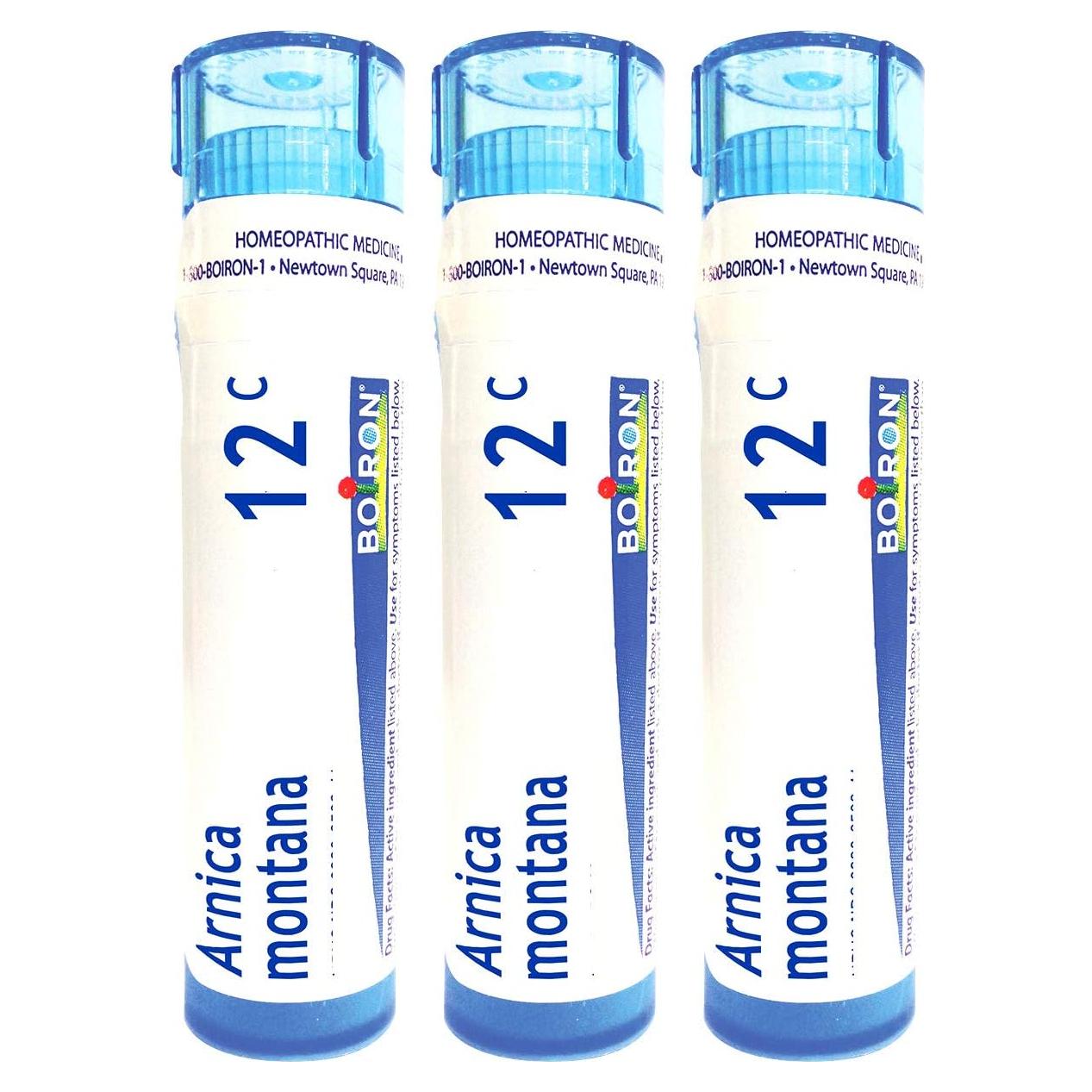 Boiron Arnica Montana 12C Homeopatía para Dolor Muscular - 3 Paquetes