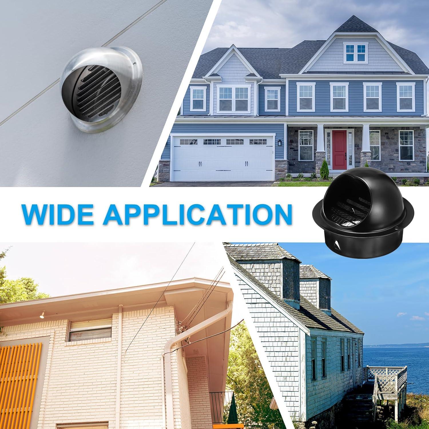 Tapa de Ventilación Redonda PATIKIL 3 Pulgadas Acero Inoxidable