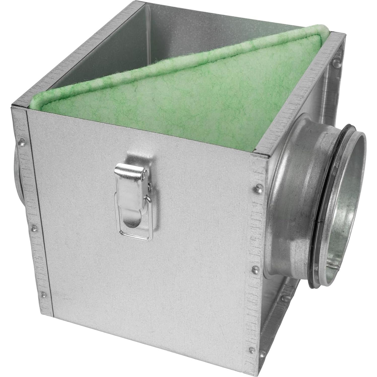 Repa Market 8" x 6" Replacement Air Filter for 4" Duct Filter Box – EU3 Class Purifier Filter for Dust Collection, Lint Trap – Air Purifier – HVAC Ventilation System Filters, Home Improvement