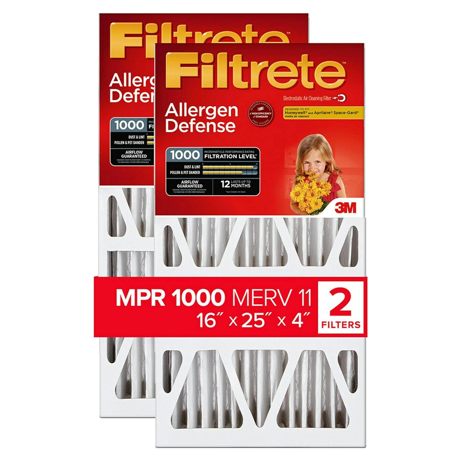Filtro de Aire Filtrete ADP01-2PK-2 MPR 1000 40.3x62.4x10.9 cm