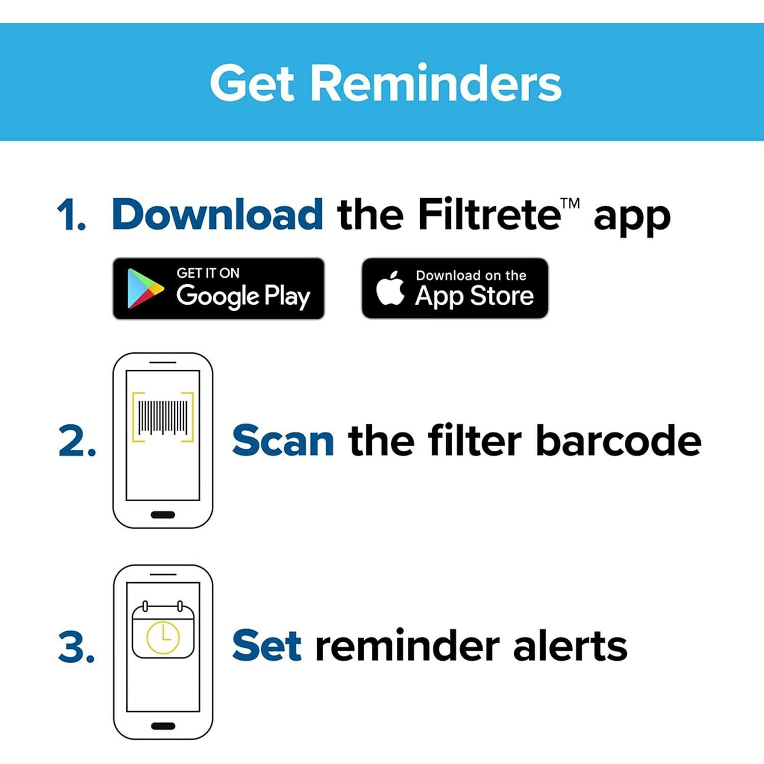 Filtro de Aire Filtrete ADP01-2PK-2 MPR 1000 40.3x62.4x10.9 cm
