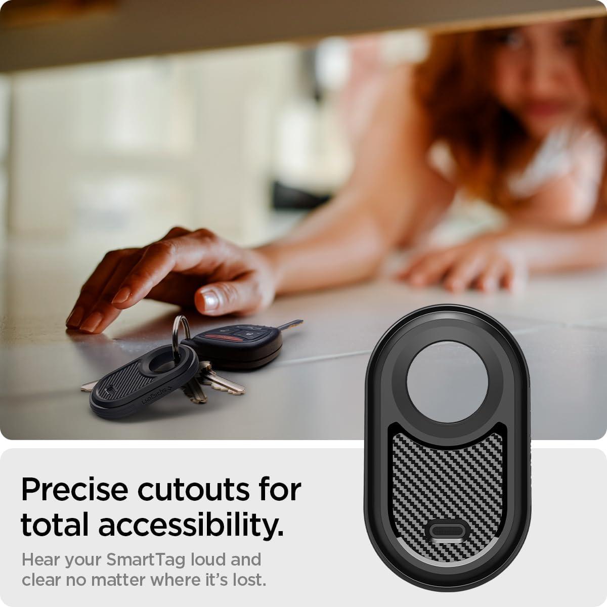 Funda Spigen para Samsung Galaxy SmartTag 2 - Negro mate