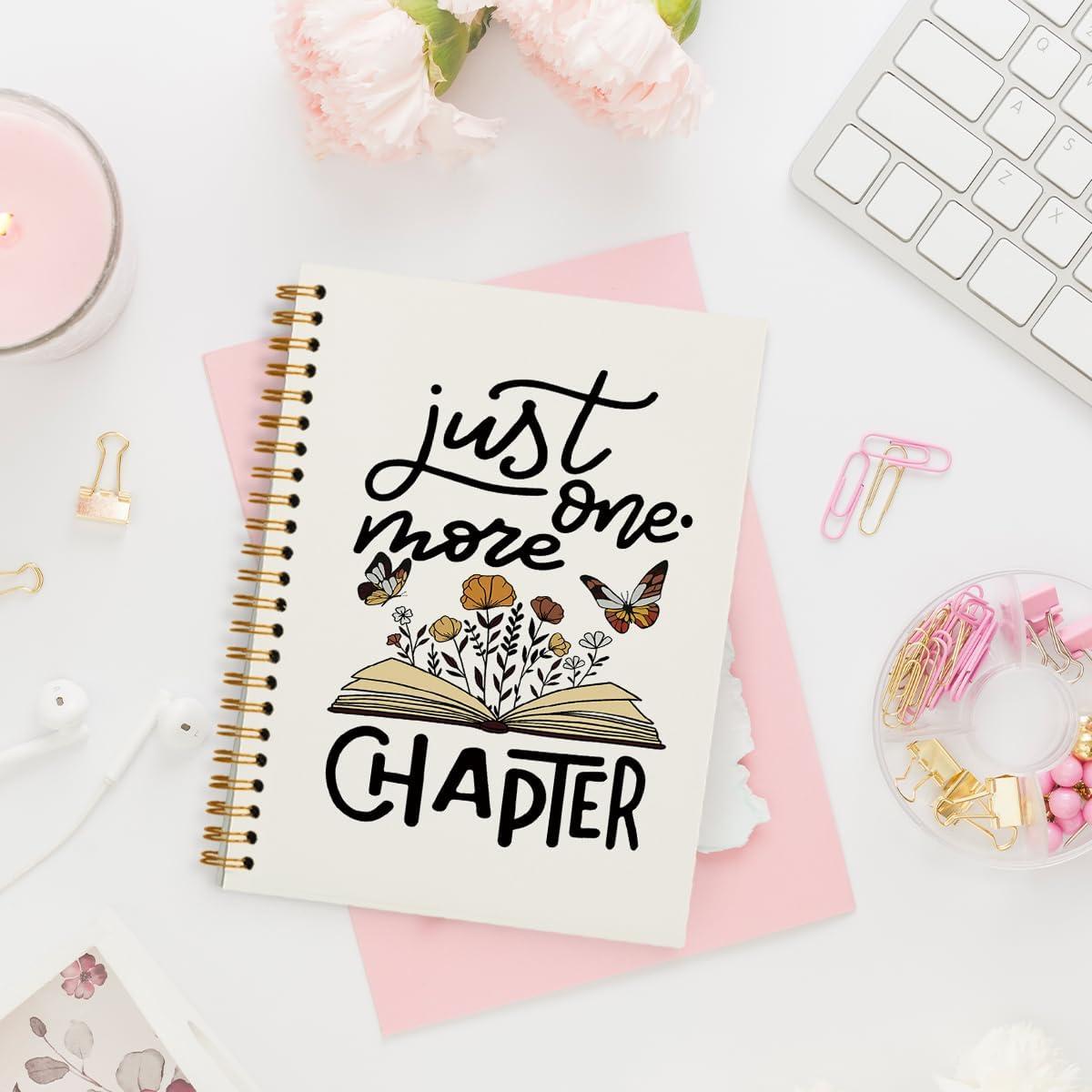 Cuaderno Diario Espiral PLKMN 80 Páginas Rayado Floral 14x21 cm