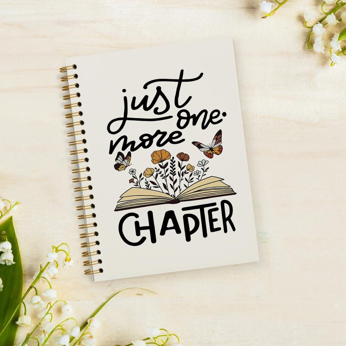 Cuaderno Diario Espiral PLKMN 80 Páginas Rayado Floral 14x21 cm