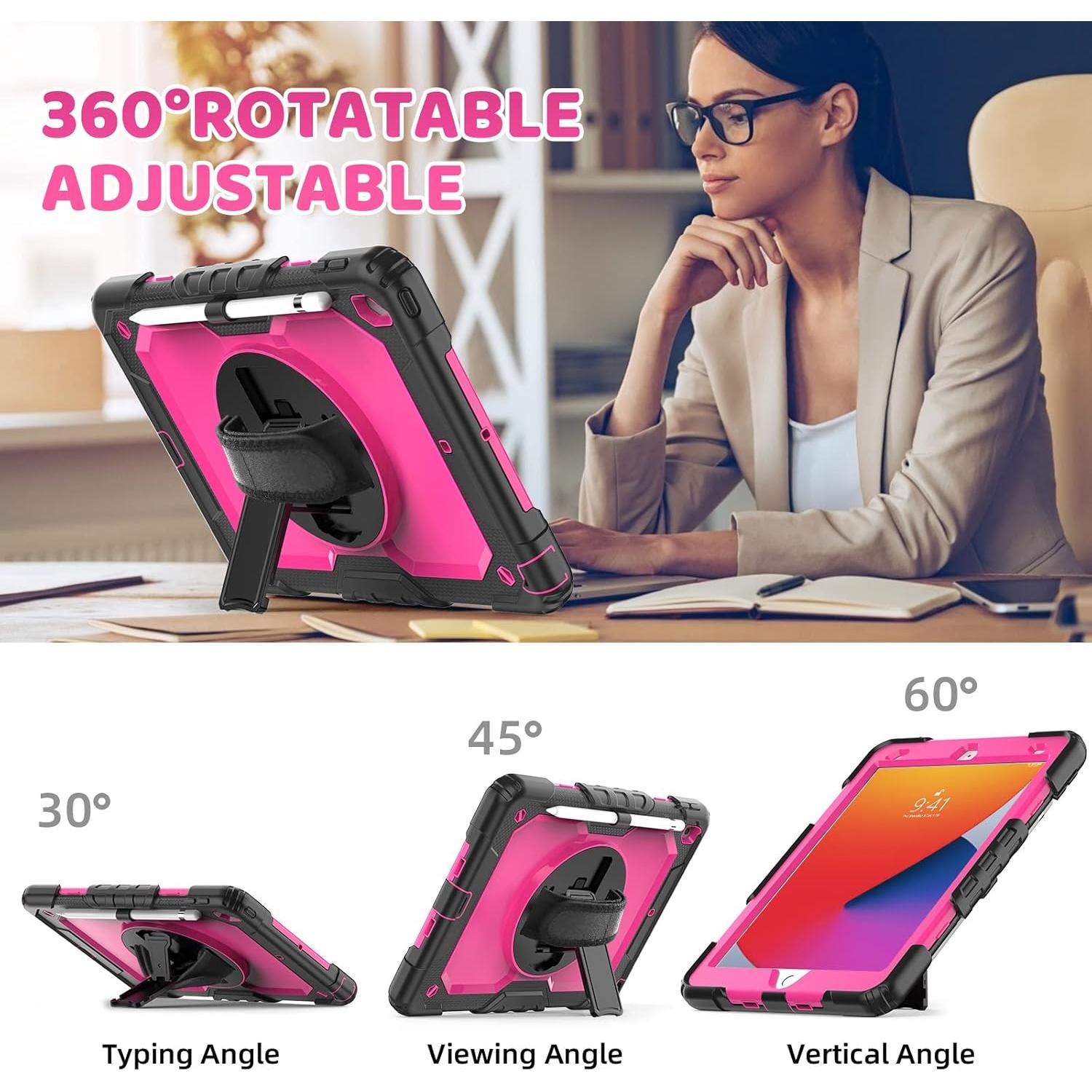 Funda Protectora Rosa BLOSOMEET para iPad 10.2 9na/8va/7ma Gen