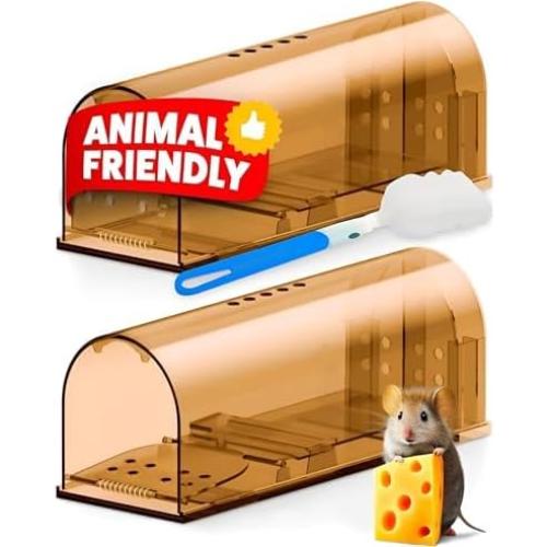 Trampas de Ratones Humanas CTB Dealz - Paquete de 2 Reutilizables