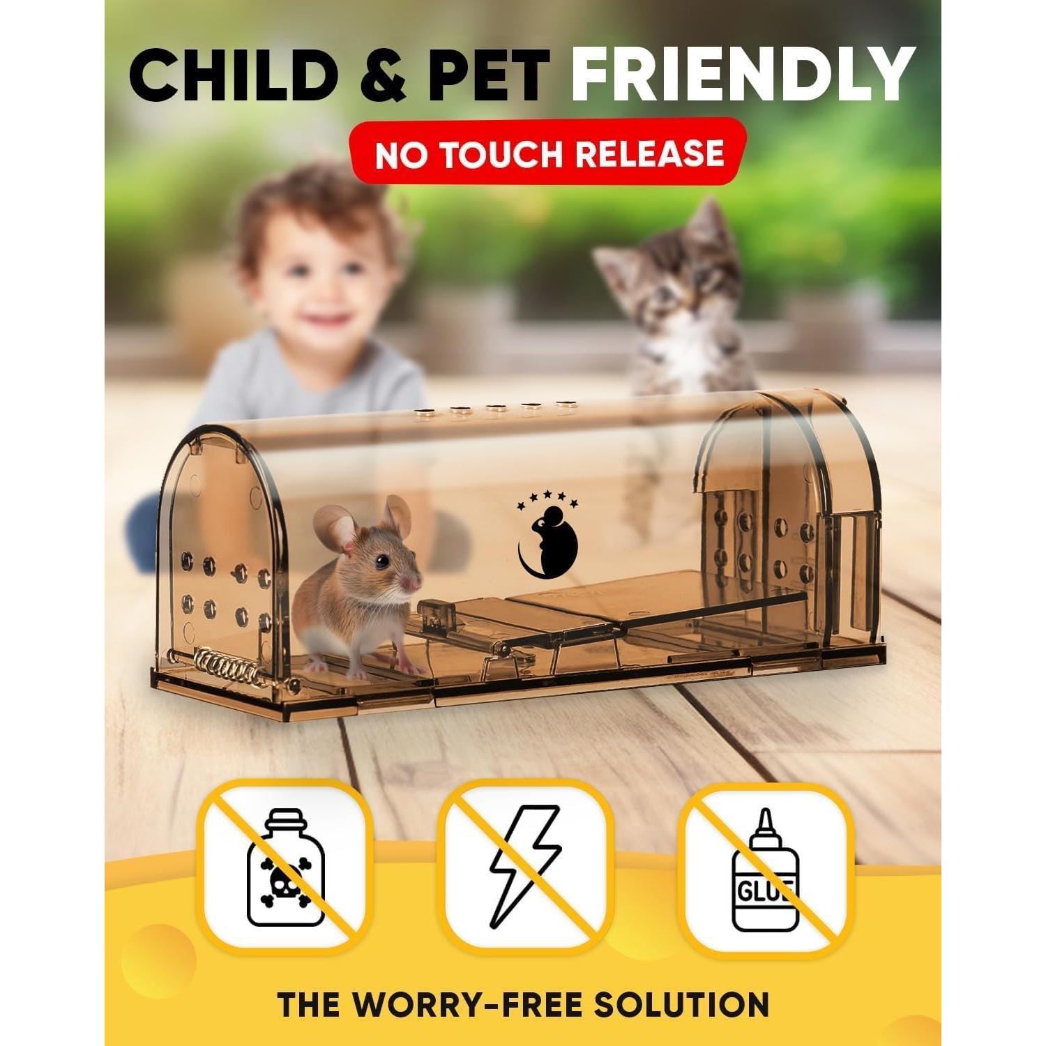 Trampas de Ratones Humanas CTB Dealz - Paquete de 2 Reutilizables