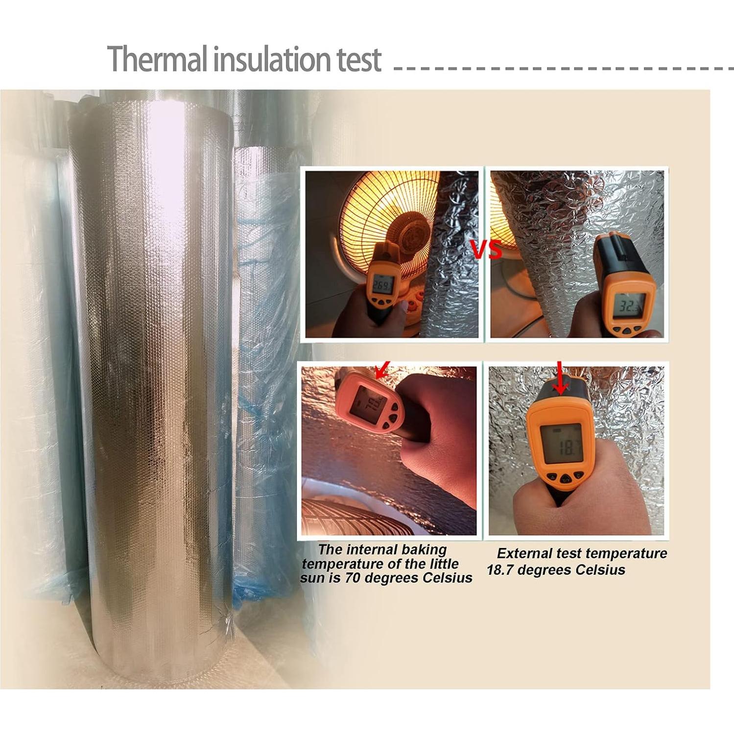 Reflectix Aislante Térmico 5mm 1x10m Aluminio Burbuja