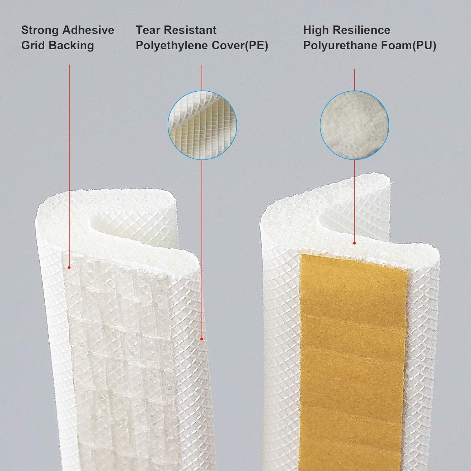 Sellado para Puertas y Ventanas SZZSAF 26 Pies Blanco Aislante