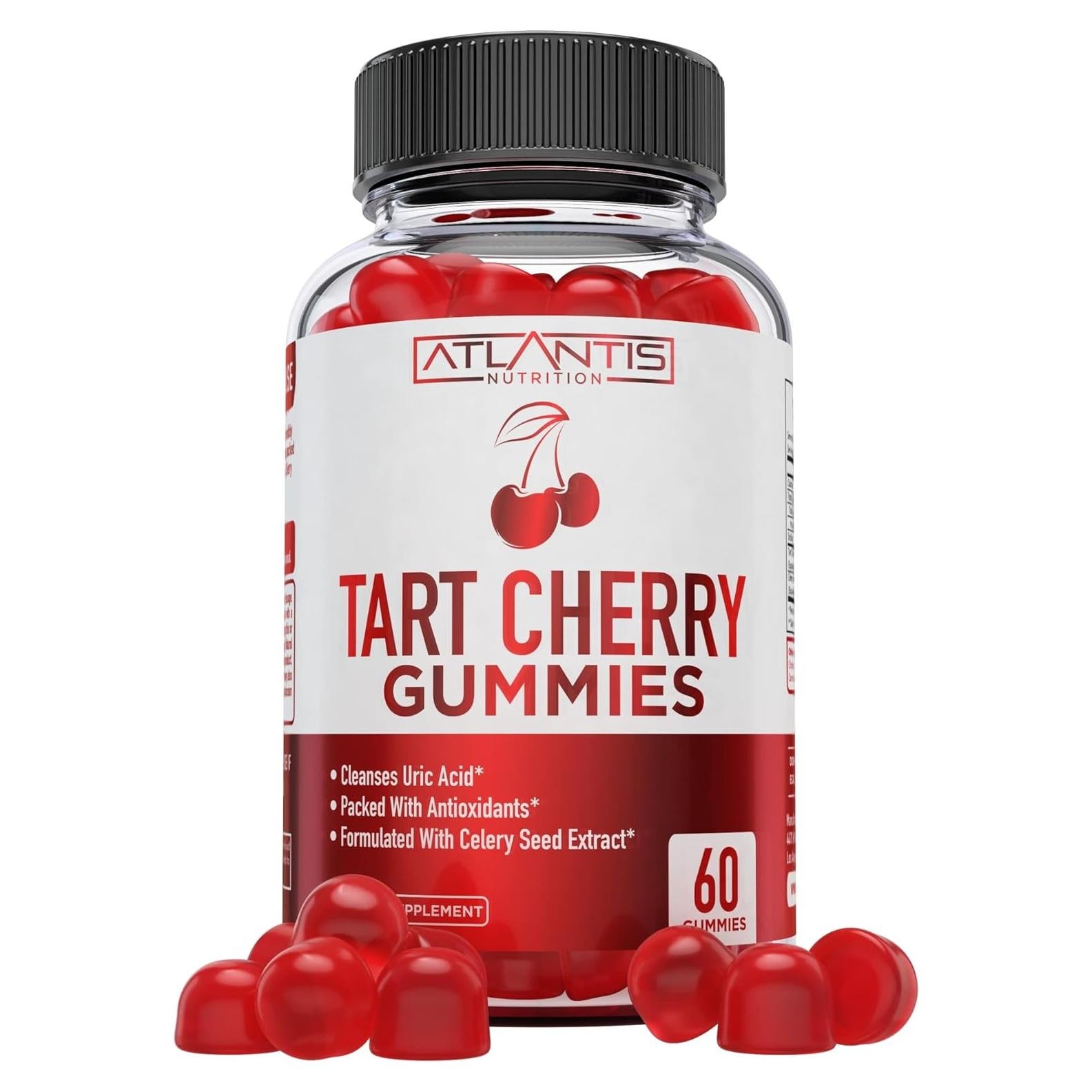 Gomitas de Cereza Ácida Atlantis Nutrition 60 Unidades - Antioxidante