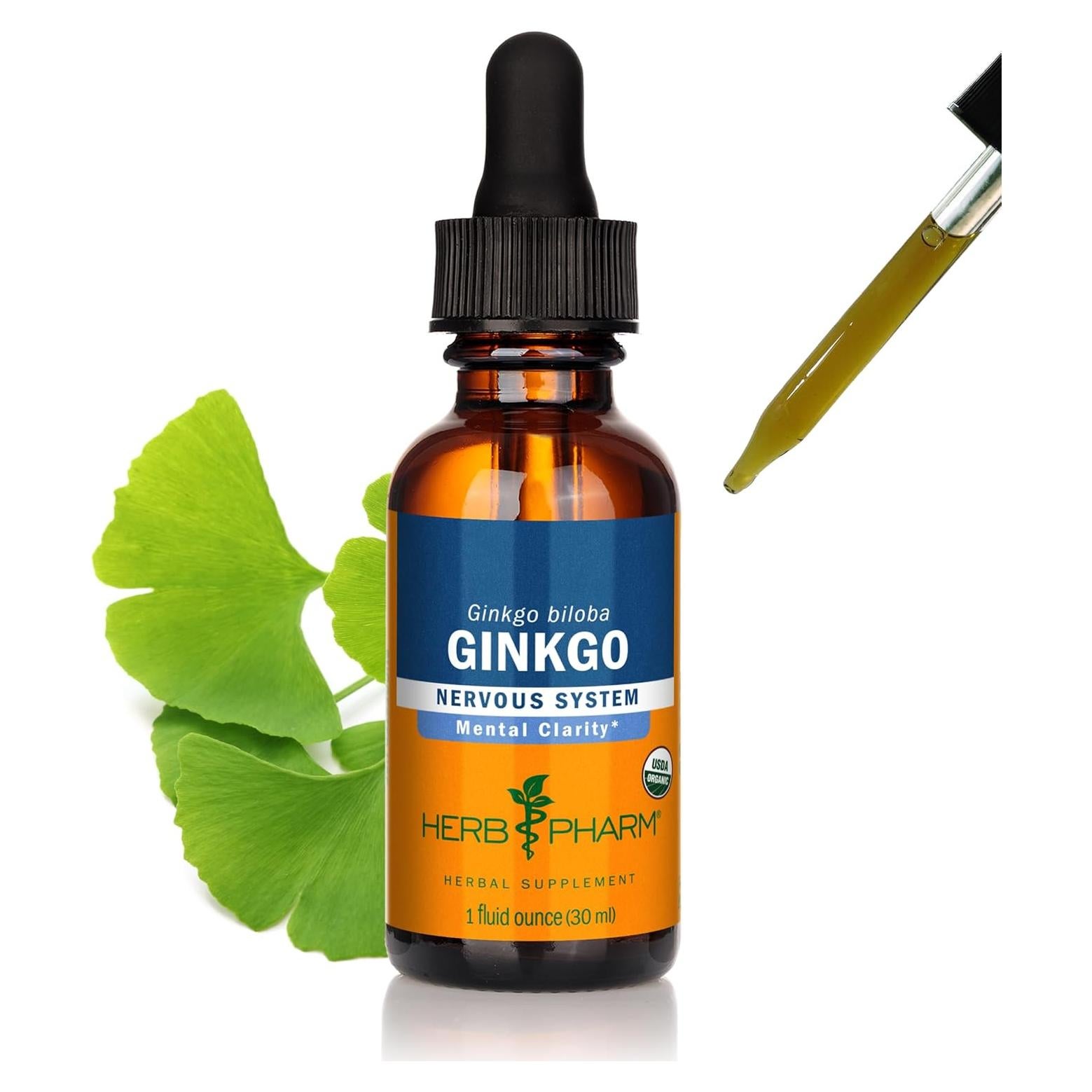Extracto Líquido de Ginkgo Biloba Herb Pharm 29.57 ml