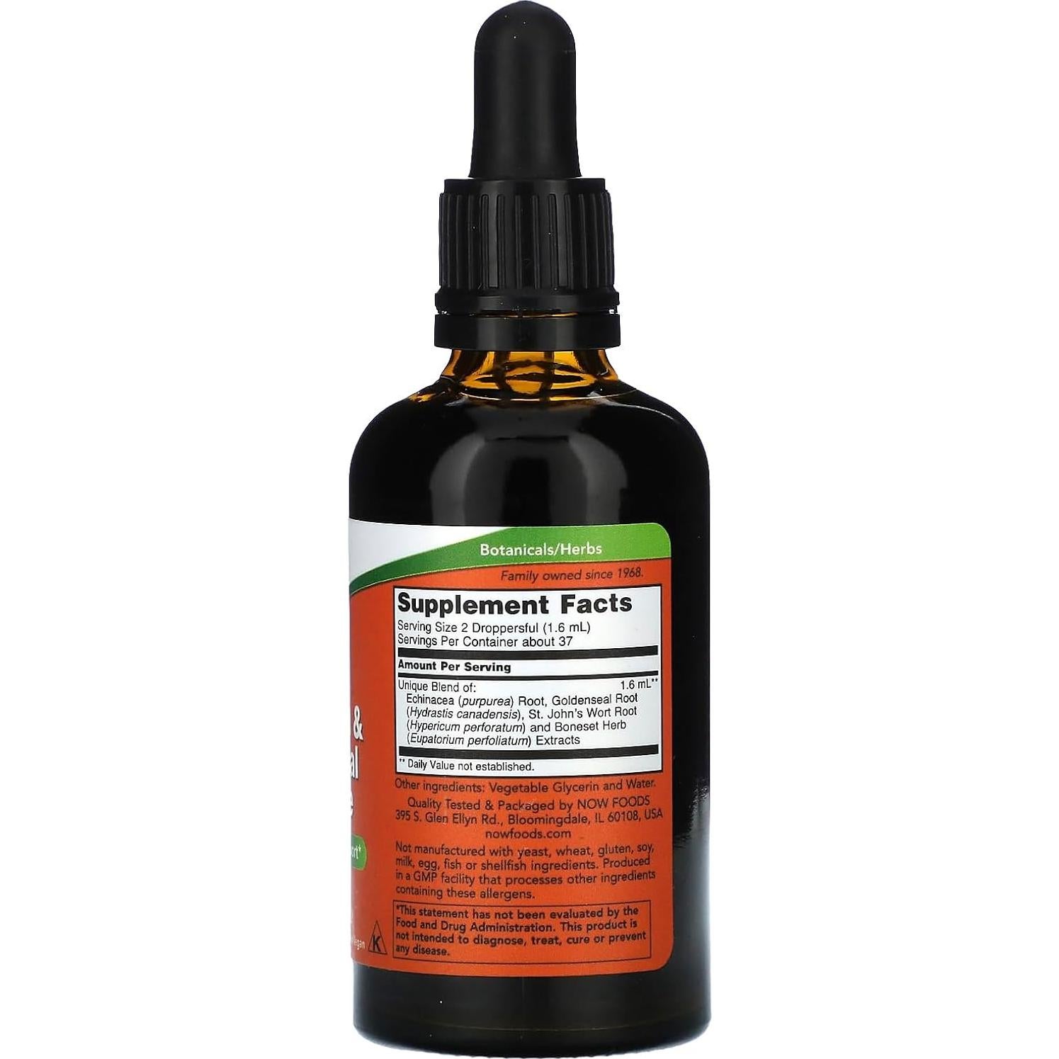 Suplemento de Glicerina de Equinácea NOW Foods 59.15 ml