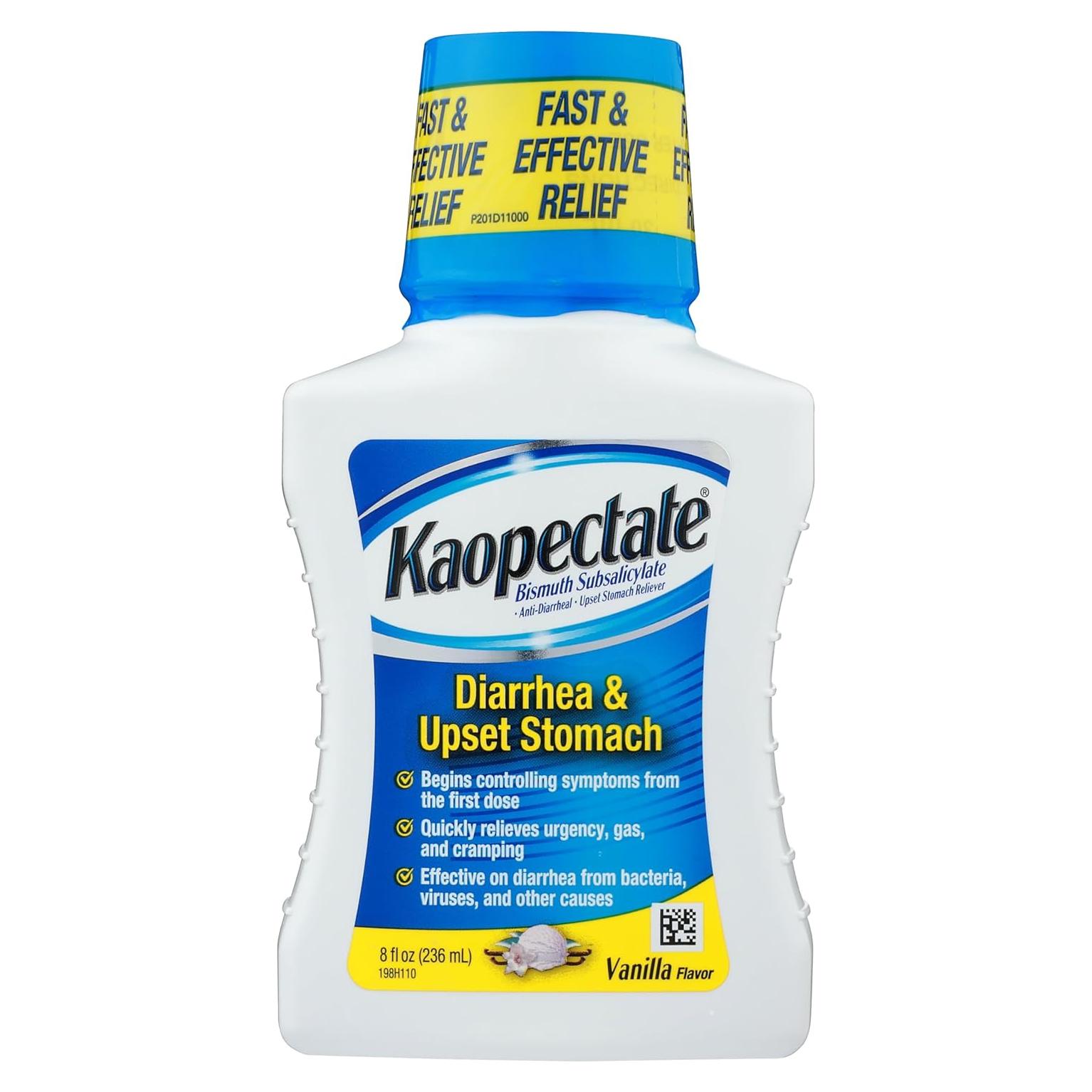 Kaopectate Alivio Diarrea y Malestar Estomacal Vainilla 226g