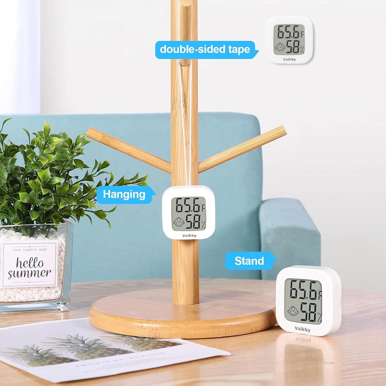 Termómetro Digital Vaikby 4Pack - Higrómetro de Precisión