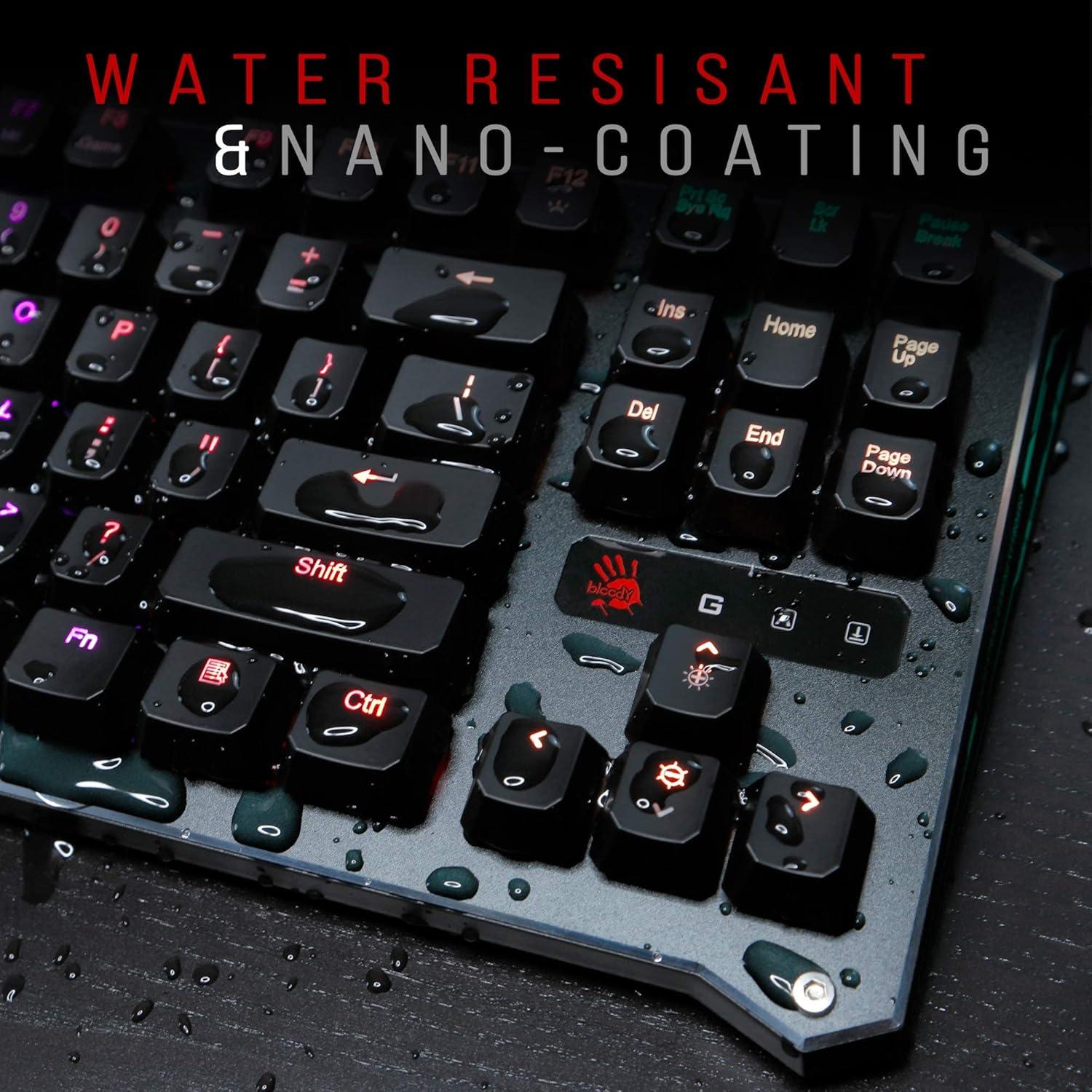 Teclado Gaming TKL A4Tech B930 Óptico RGB Compacto