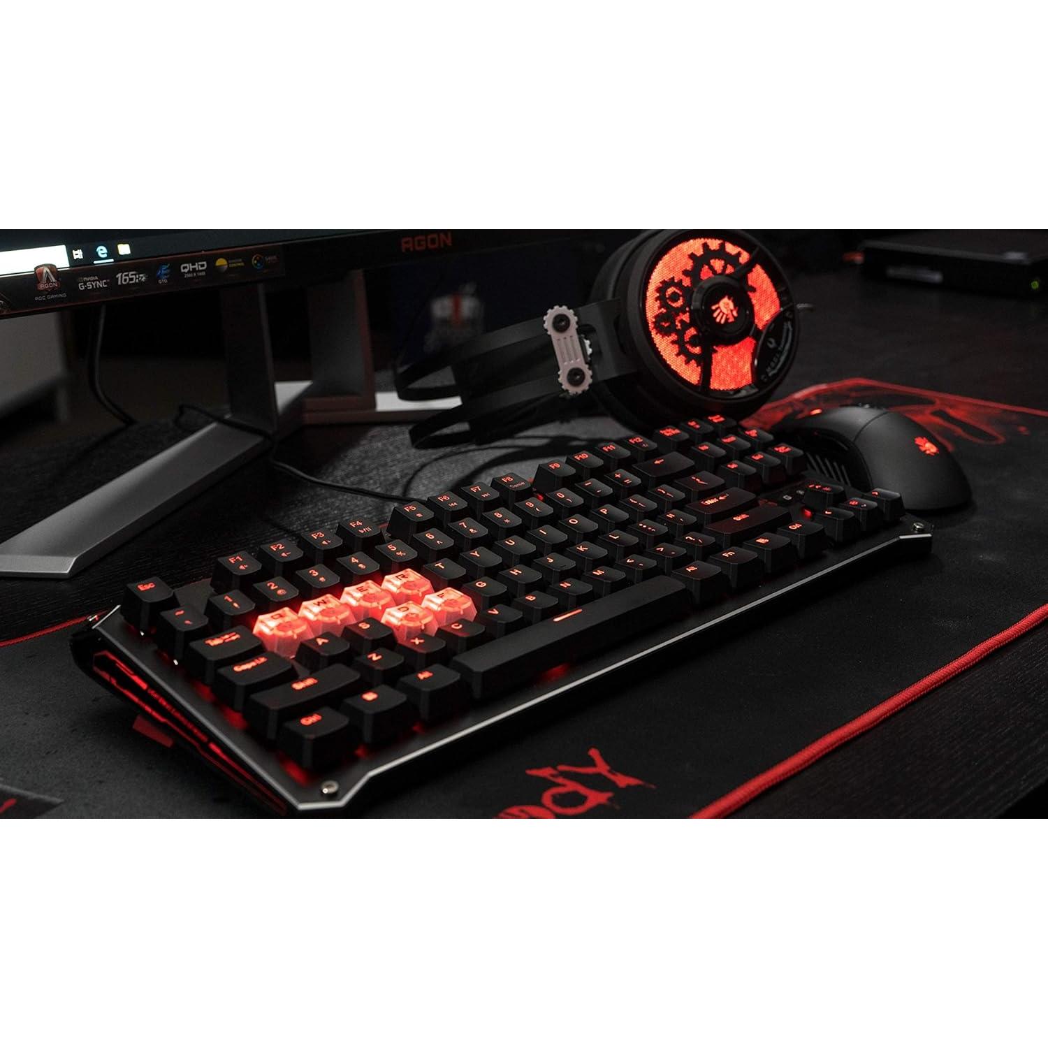 Teclado Gaming TKL A4Tech B930 Óptico RGB Compacto