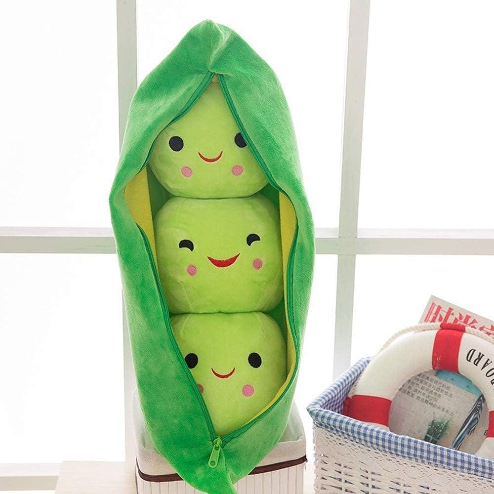 Juguete de Peluche Guisantes en Vaina AOAI 25cm Verde