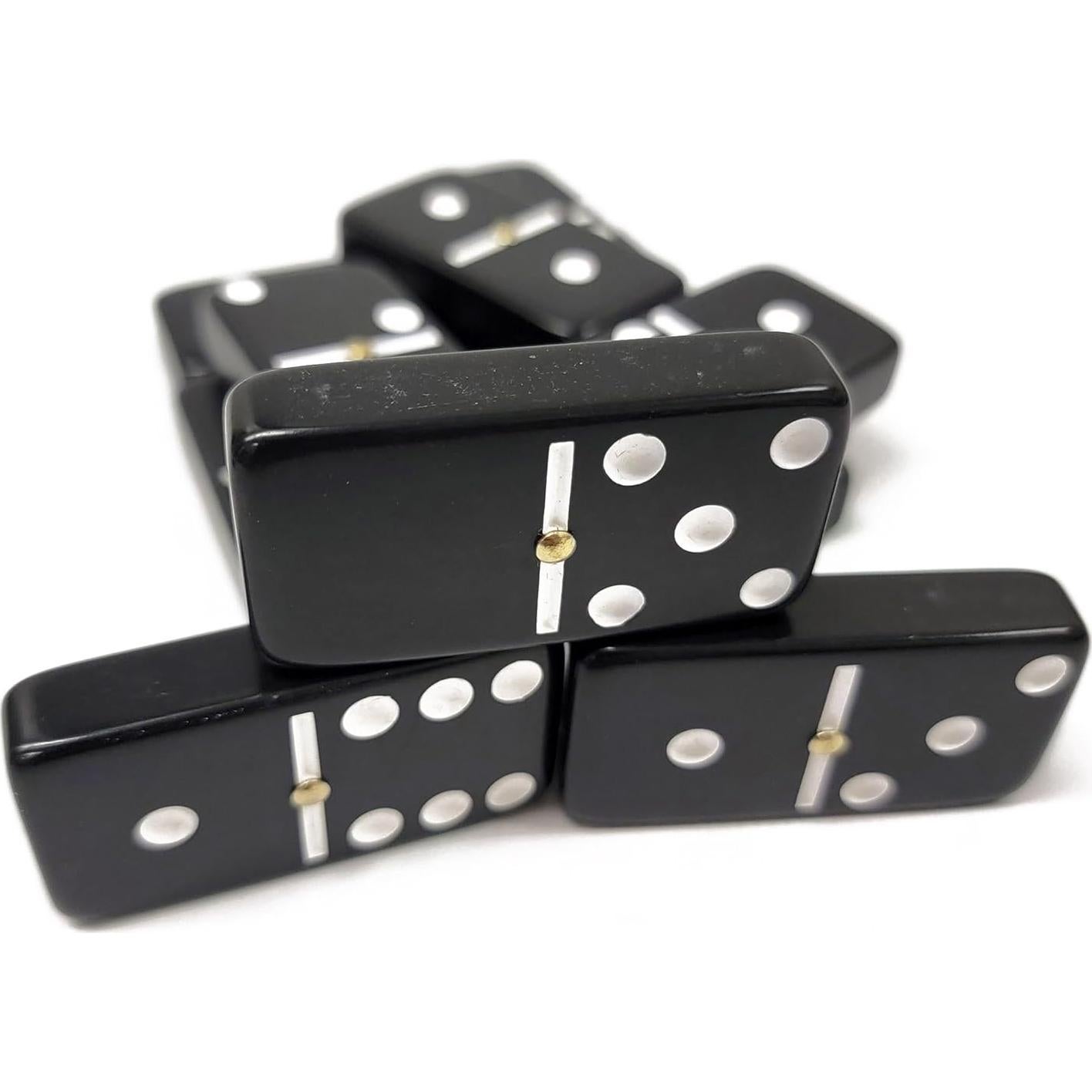 Juego de Dómino Doble Seis Jumbo Negro Marion & Co.