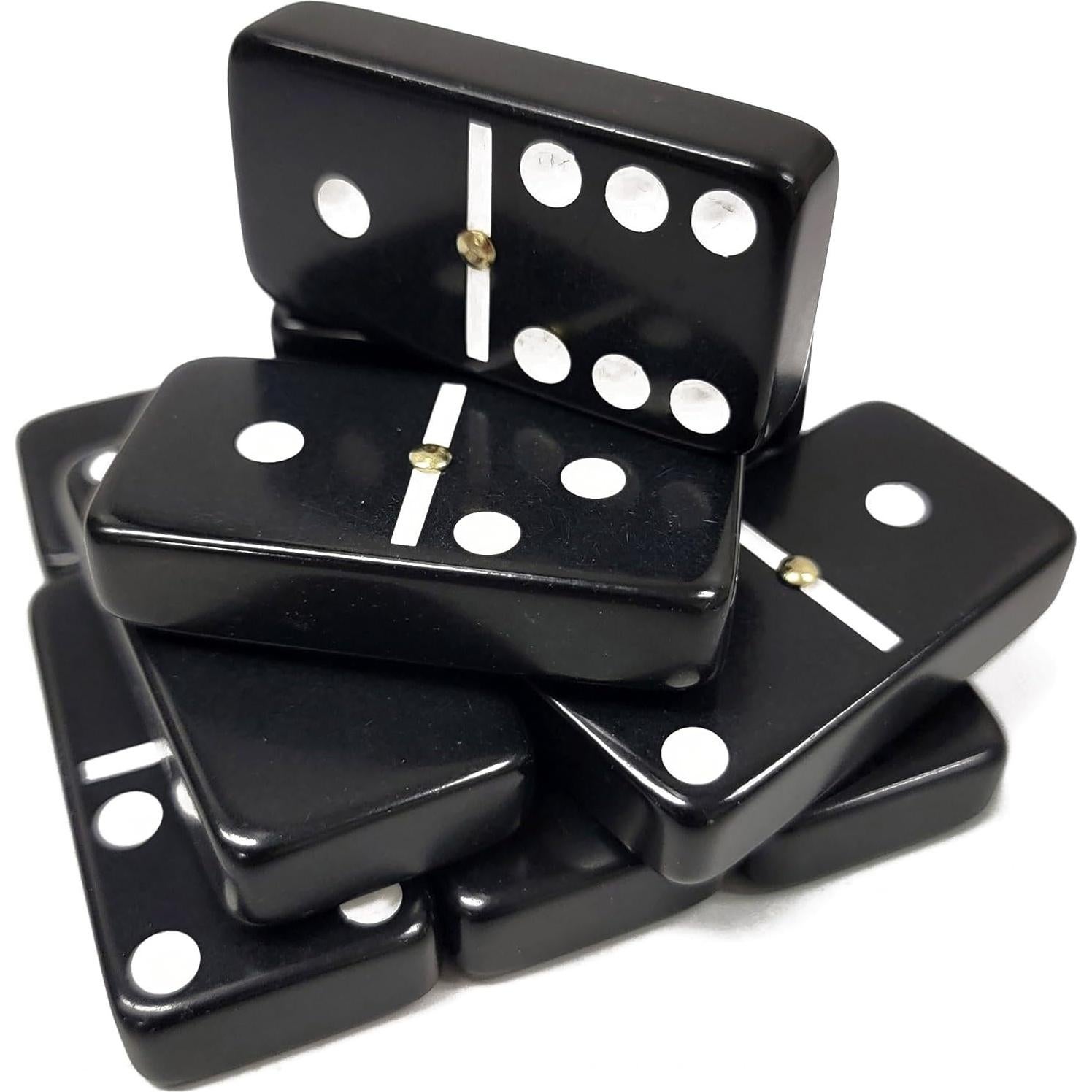 Juego de Dómino Doble Seis Jumbo Negro Marion & Co.