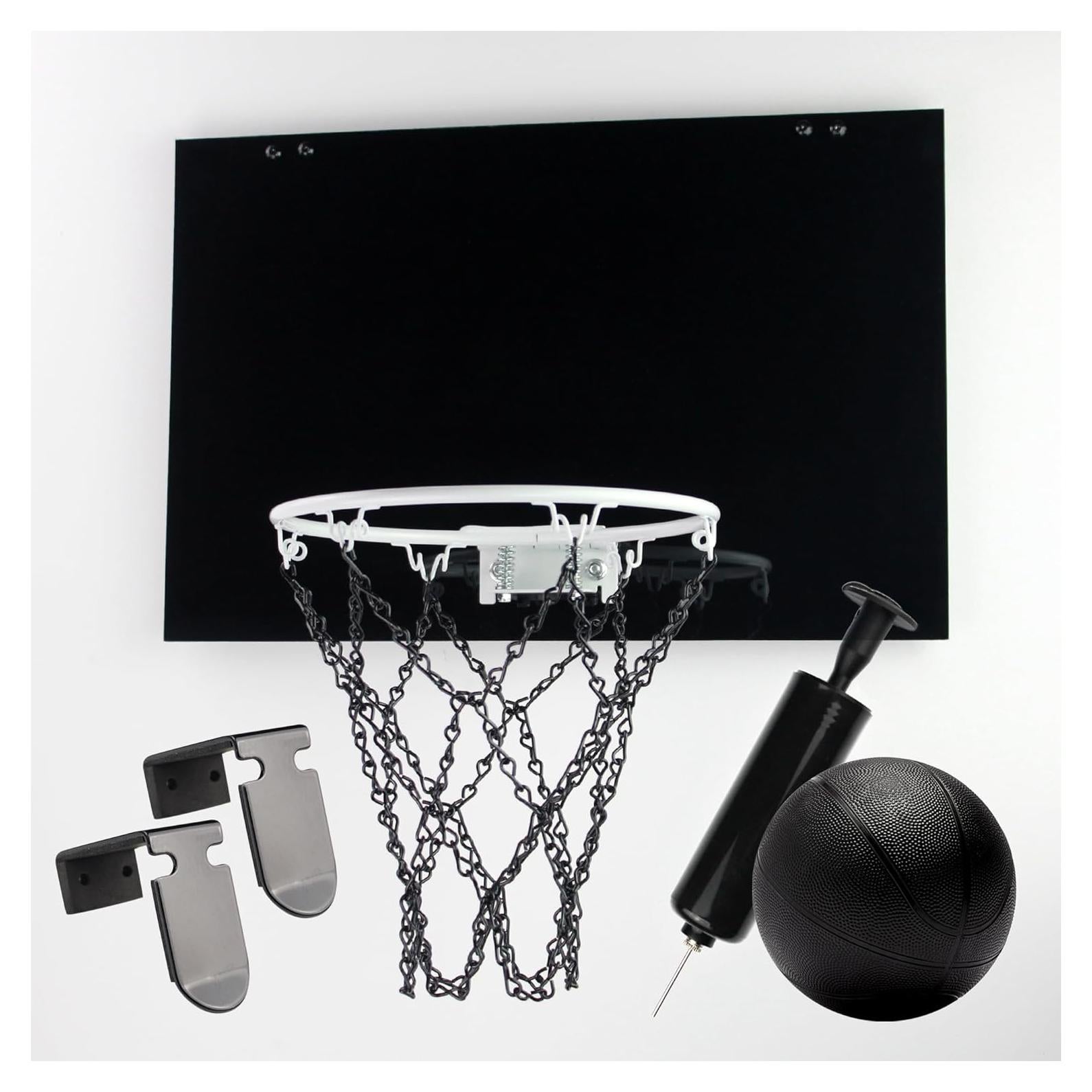 Aro de Baloncesto Interior Genérico 9" con Tablero 45.72x30.48 cm