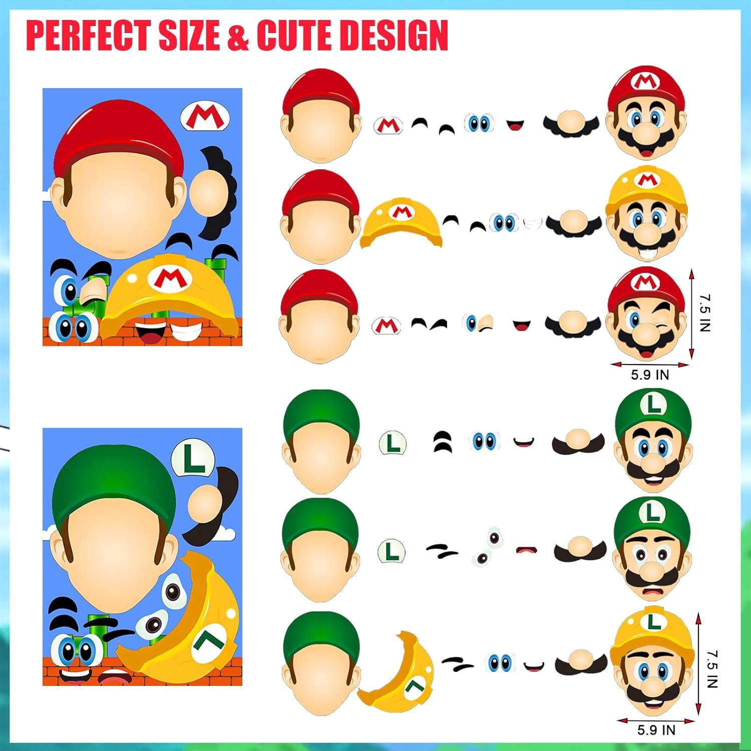 36 Stickers para Hacer Caras Hatraky - PVC Reutilizables