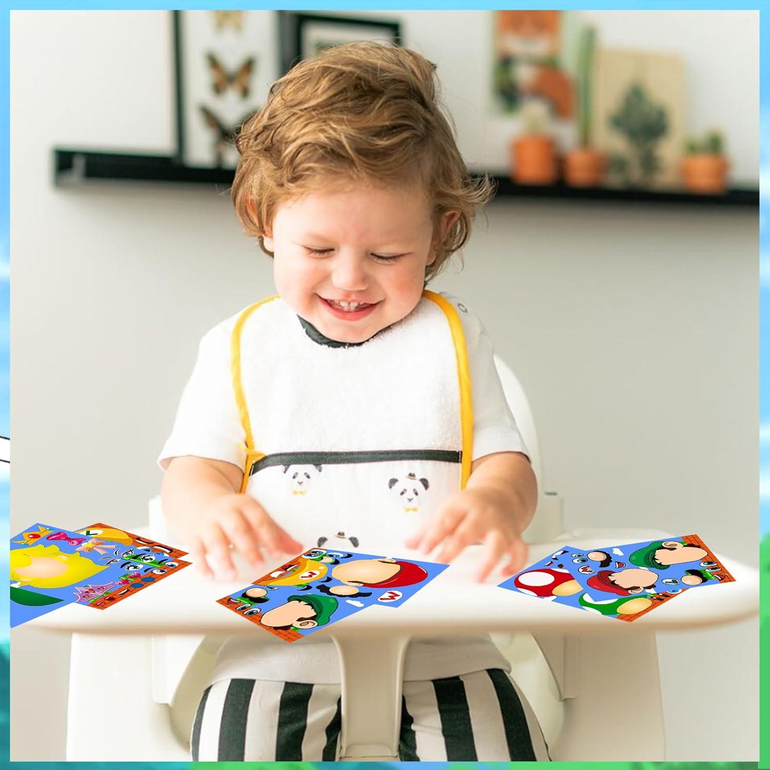 36 Stickers para Hacer Caras Hatraky - PVC Reutilizables