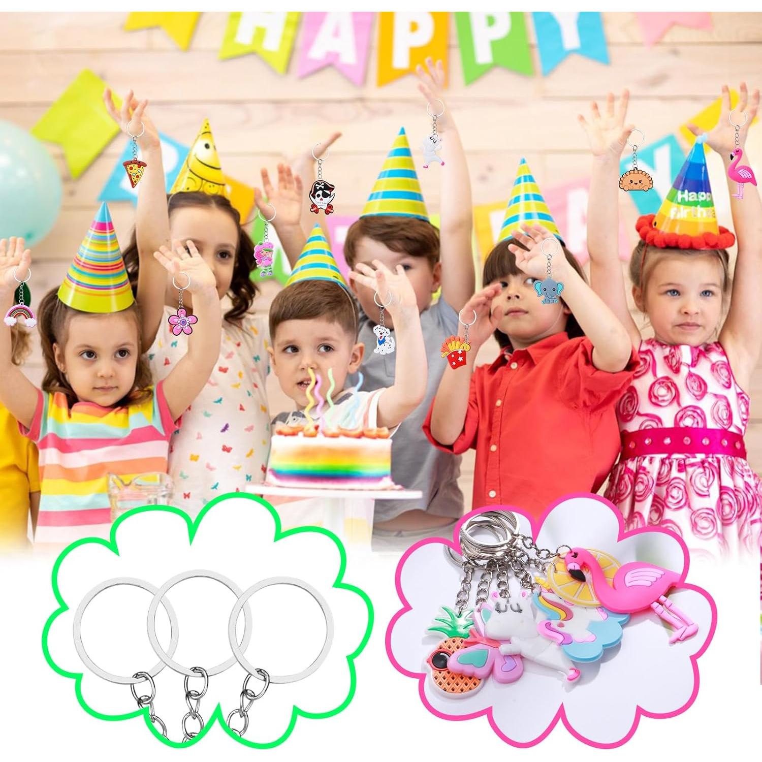 80 Llaveros de Caricatura Alomois para Fiestas de Niños