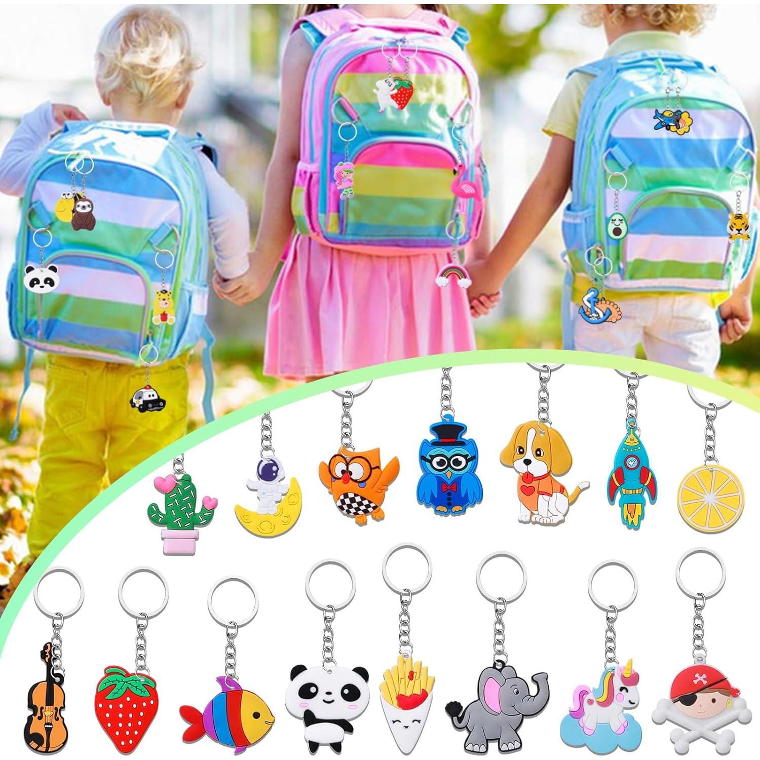 80 Llaveros de Caricatura Alomois para Fiestas de Niños