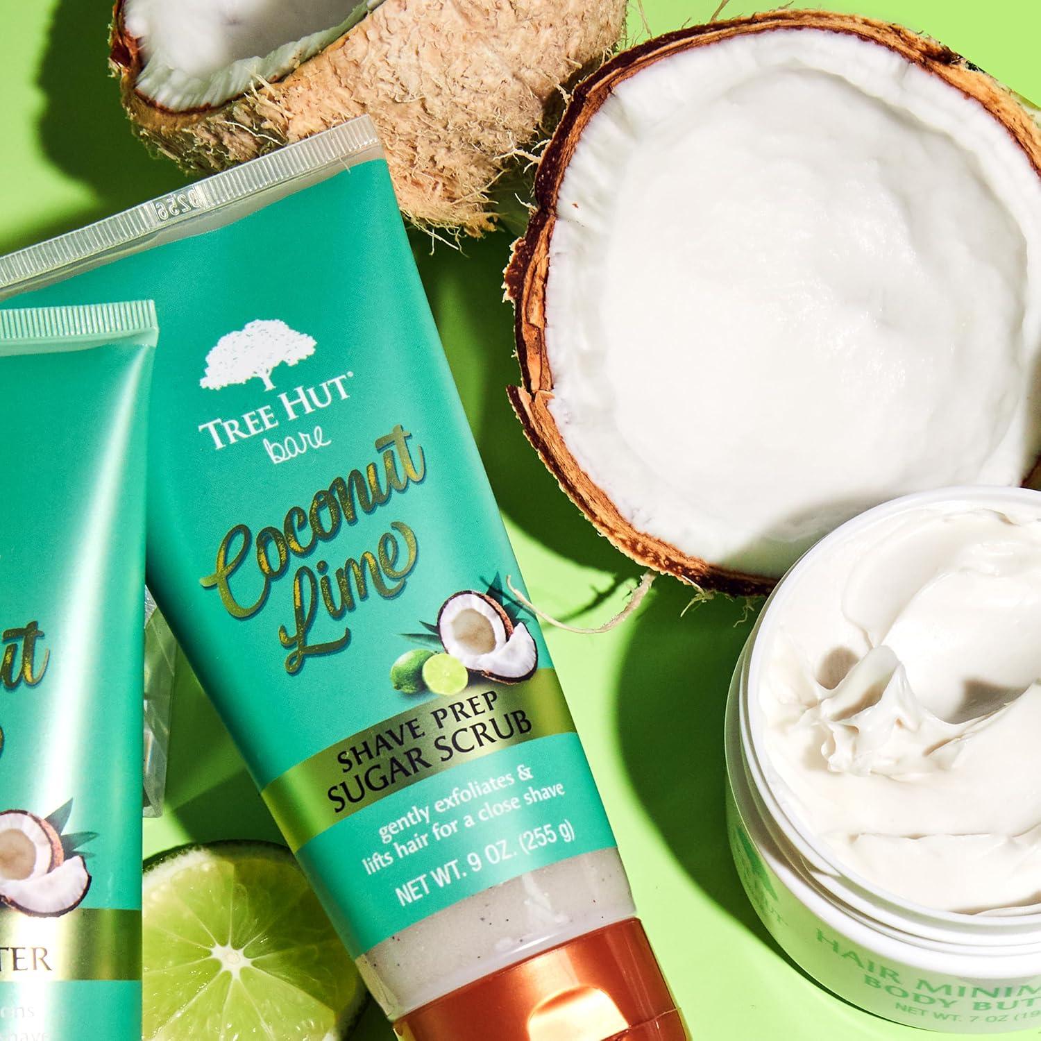 Exfoliante de Preparación de Afeitado Tree Hut Coco Lima 255g