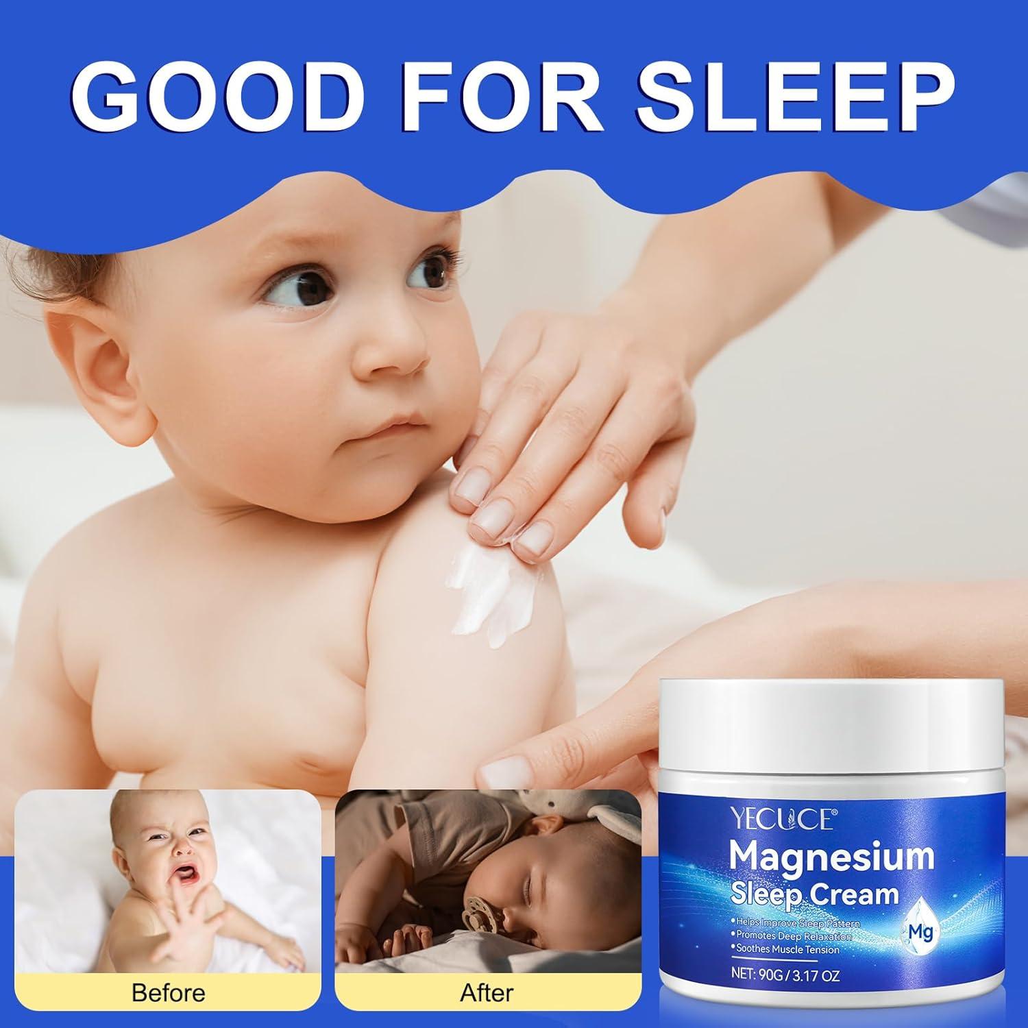Crema de Magnesio ReliCo 93.5 ml para Dormir y Dolor Muscular