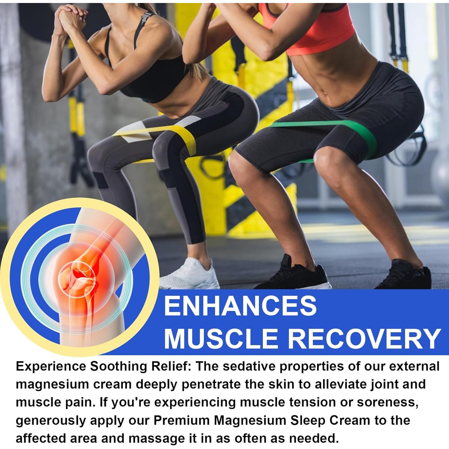 Crema de Magnesio ReliCo 93.5 ml para Dormir y Dolor Muscular