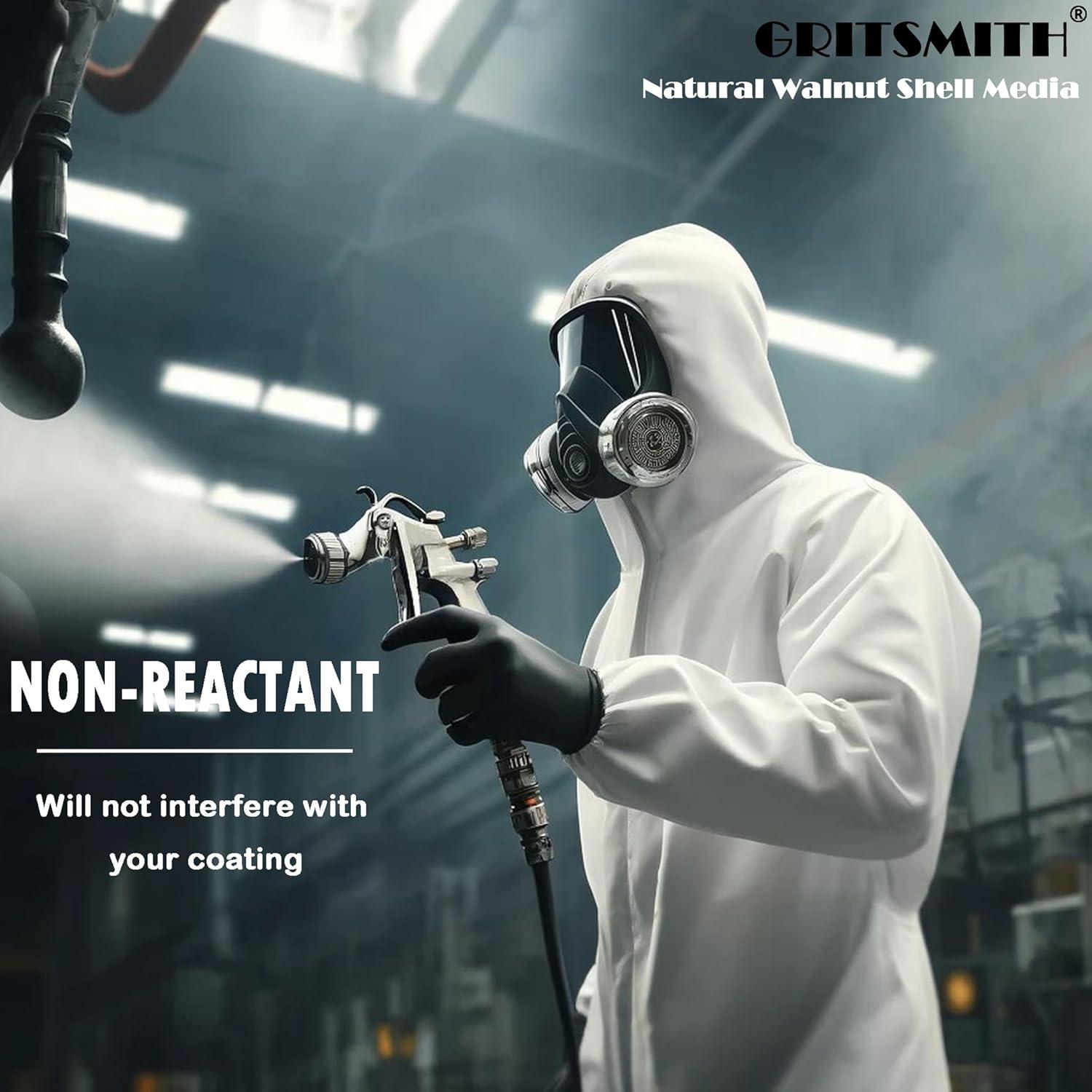 Cáscaras de nuez molida GRITSMITH 2.3 KG 12-20 Grit